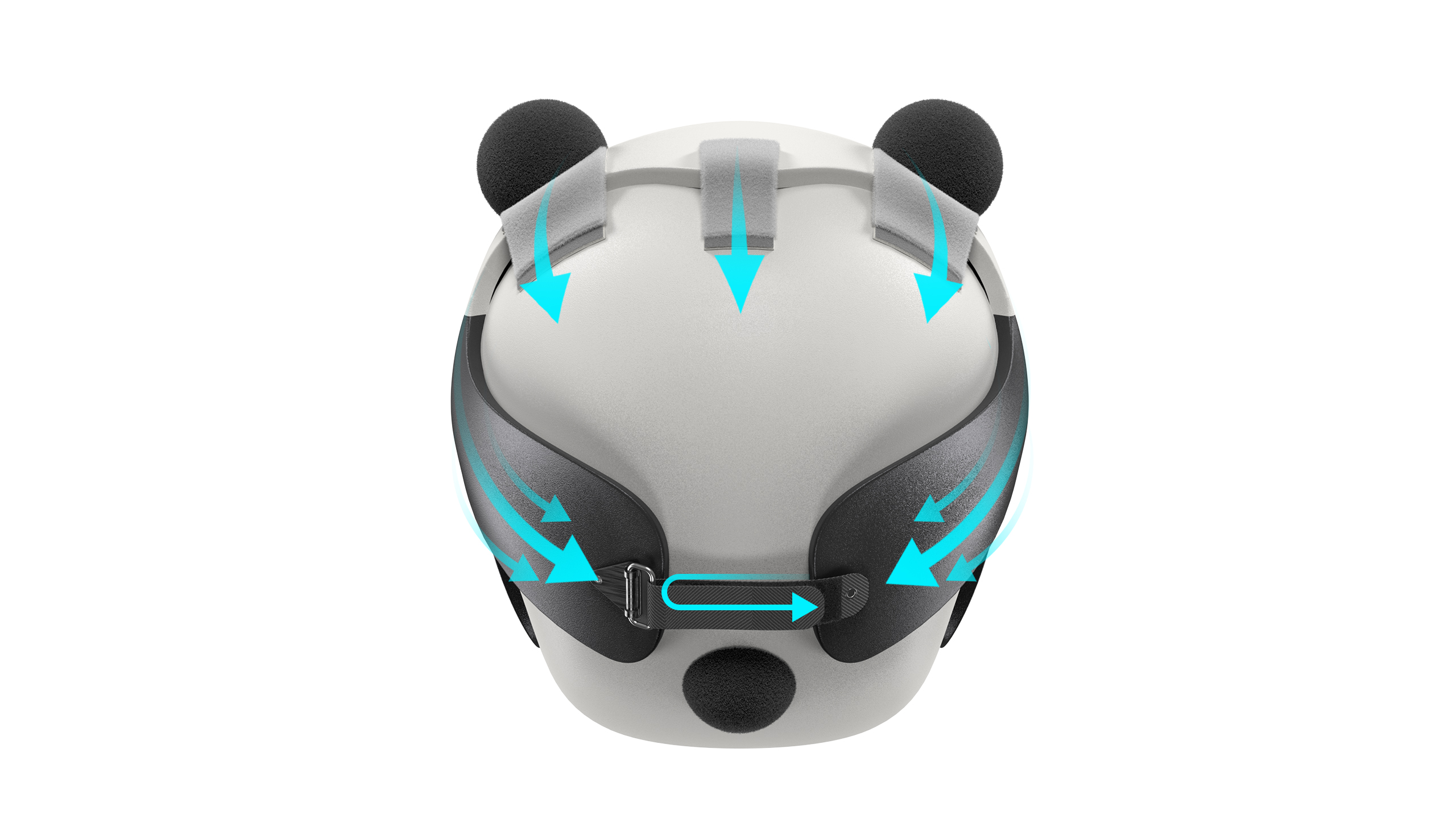 Infant Head Correction Panda Helmet