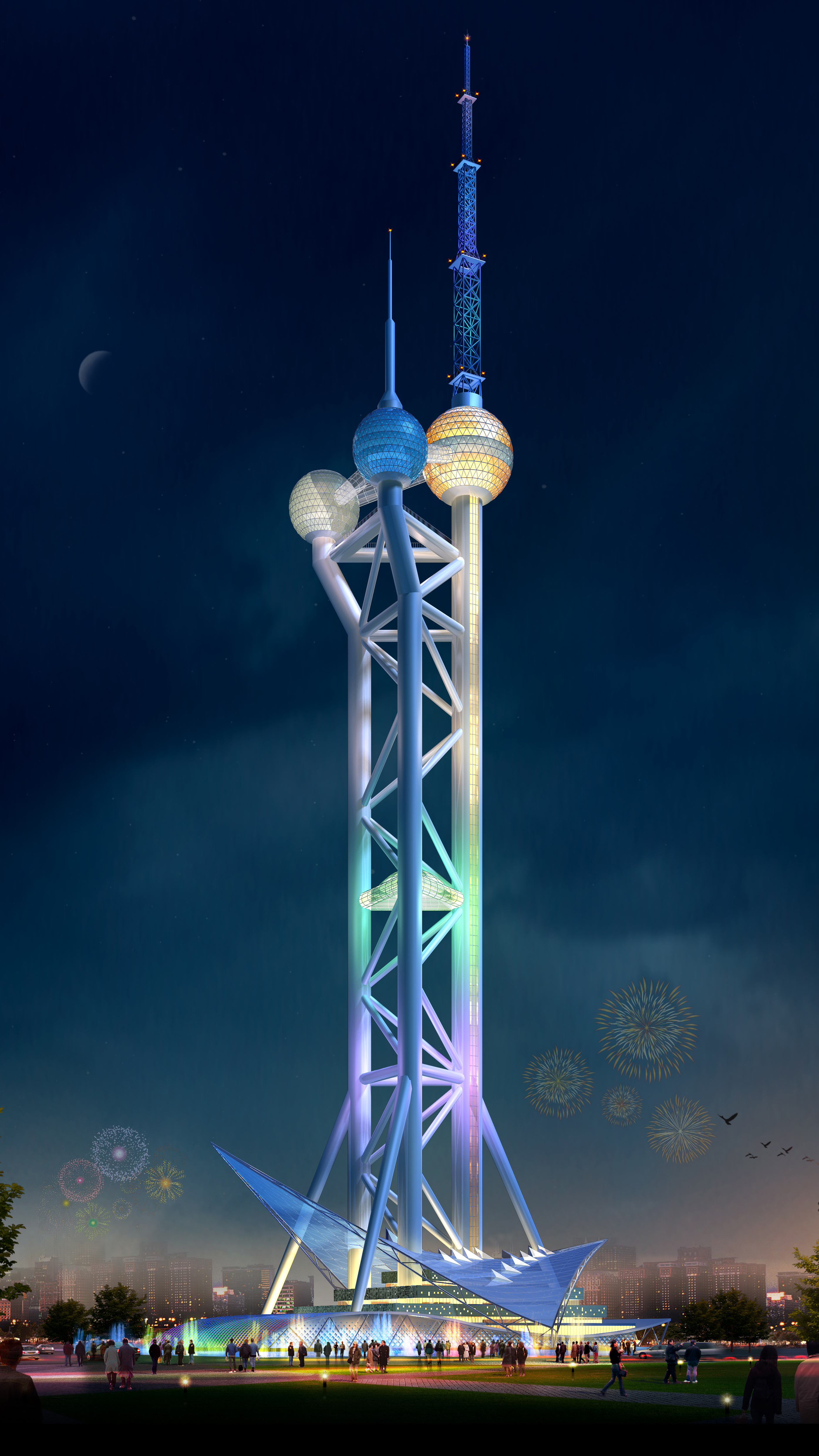 Daqing Longfeng National Wetland monitoring tower