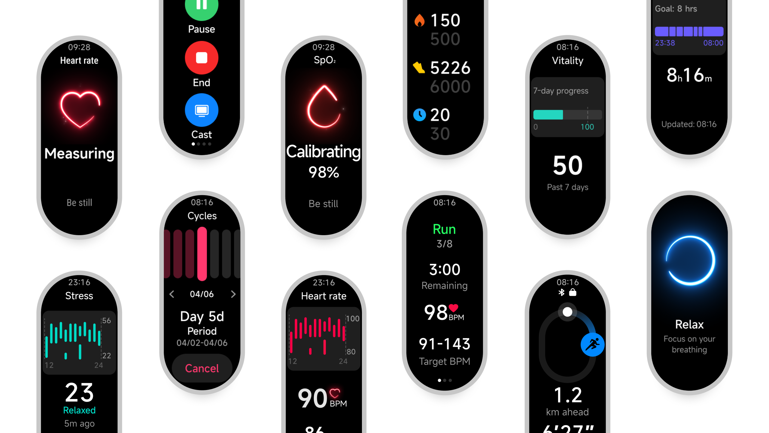 Xiaomi Smart Band 8 UI