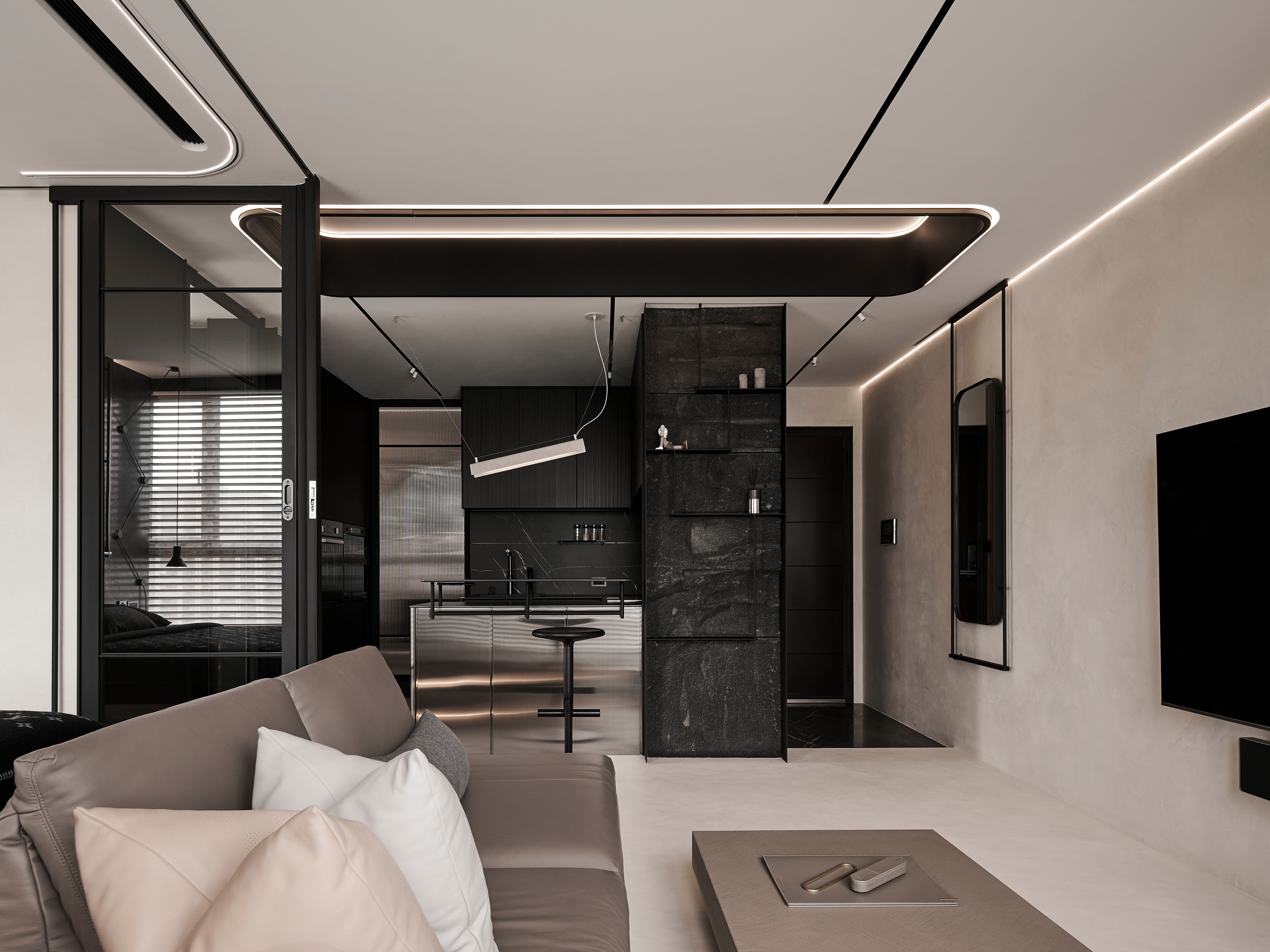 Variable and tranquil house