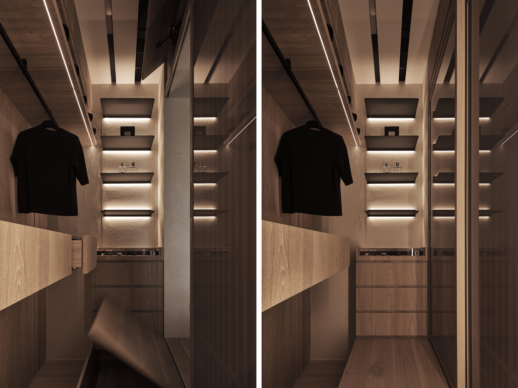 Variable and tranquil house