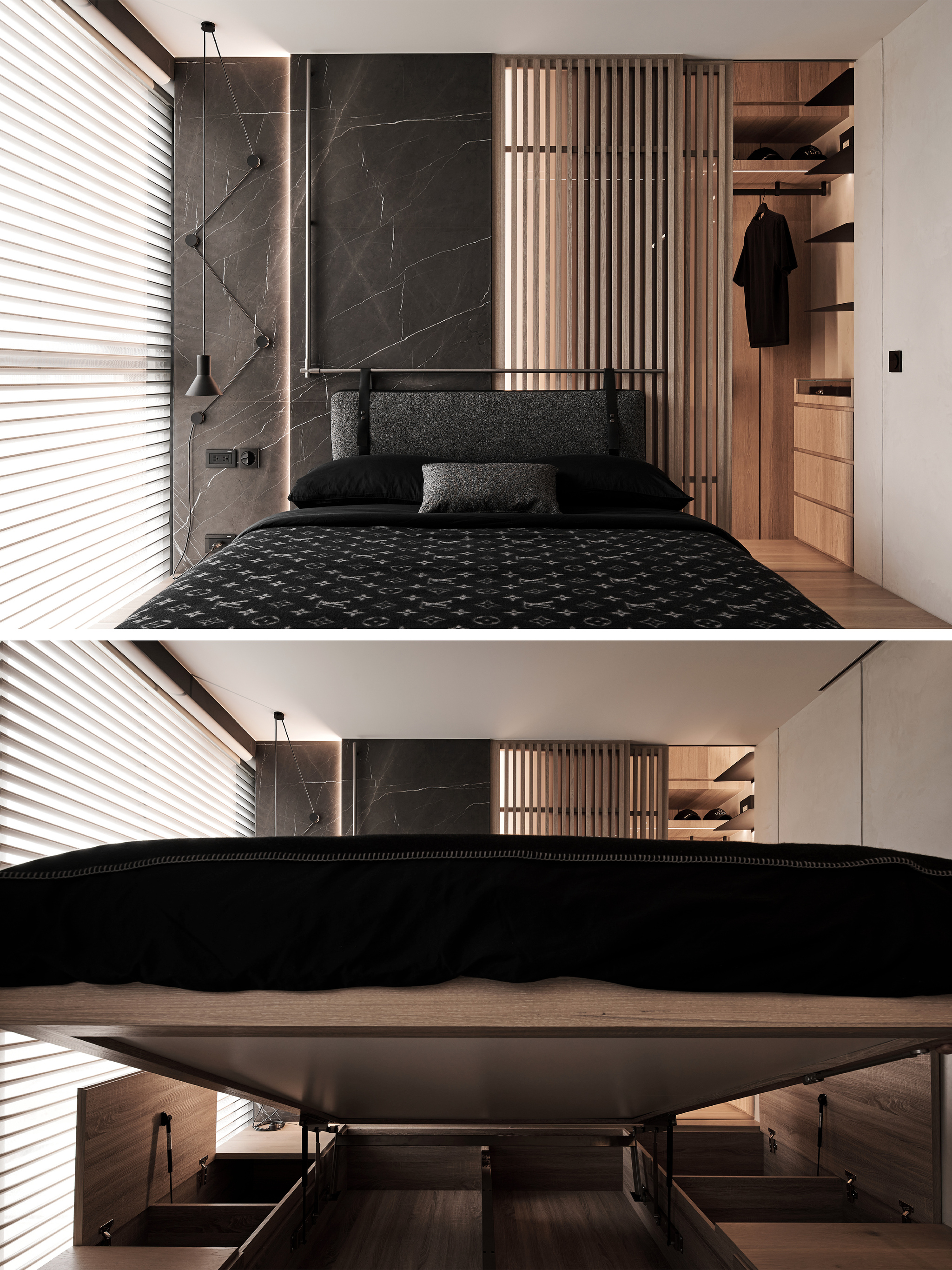 Variable and tranquil house