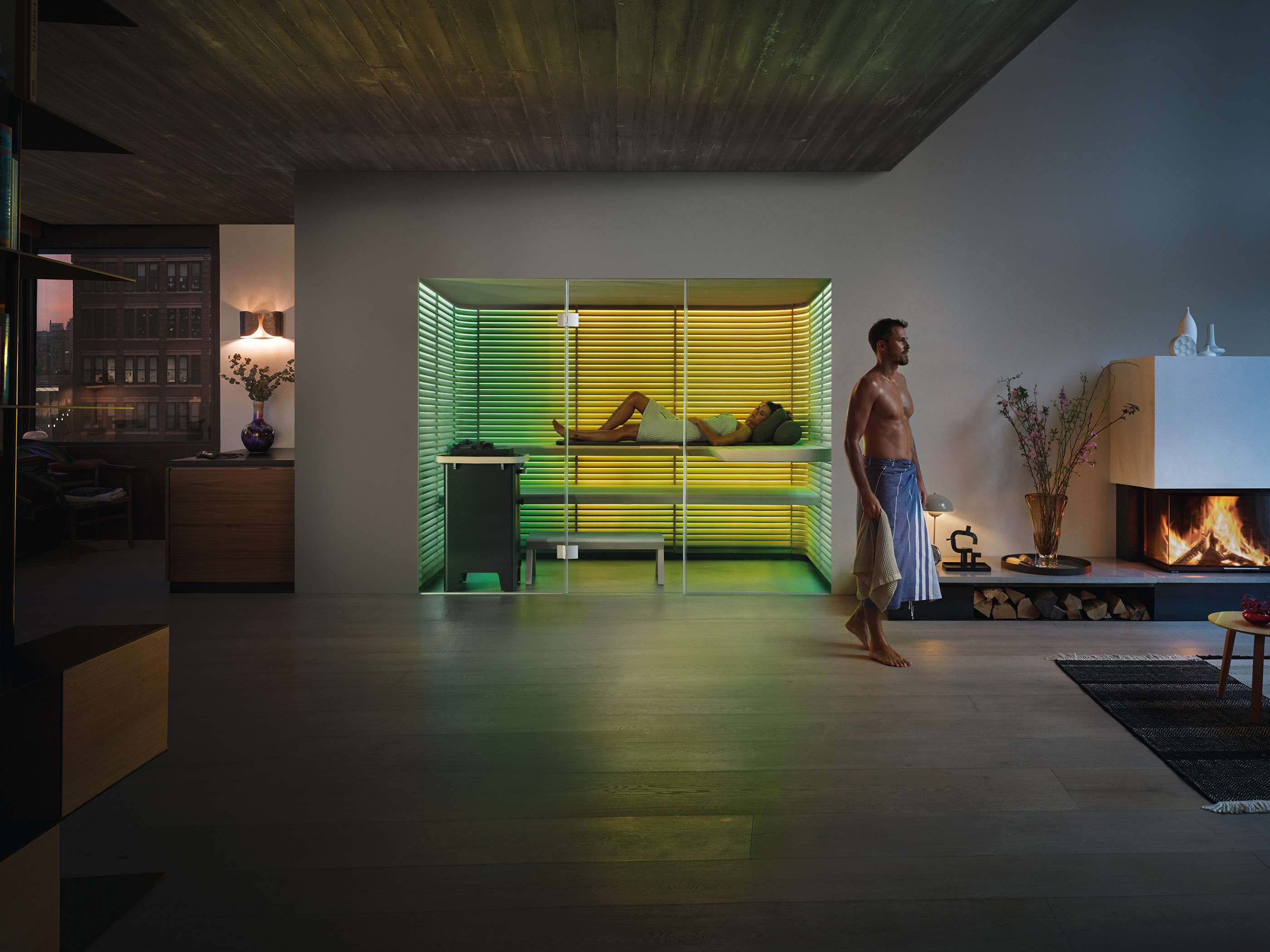 S11 sauna. Design by Studio F. A. Porsche