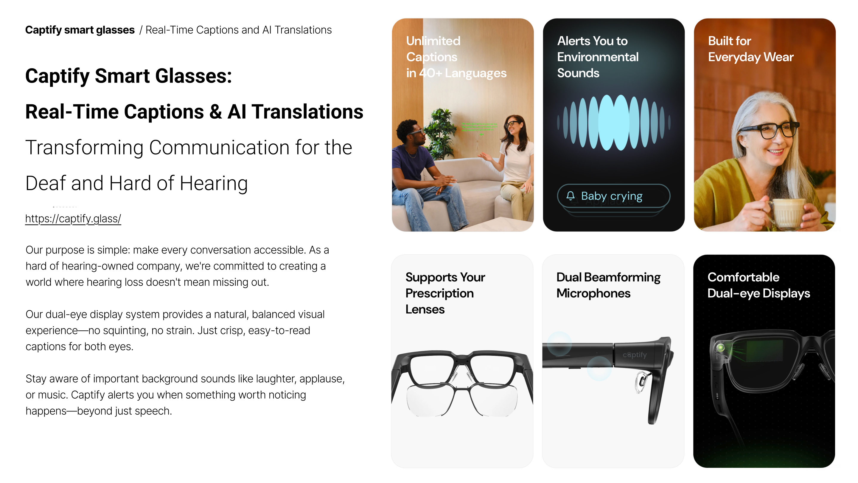 Smart Glasses: Real-Time AI communication for deaf