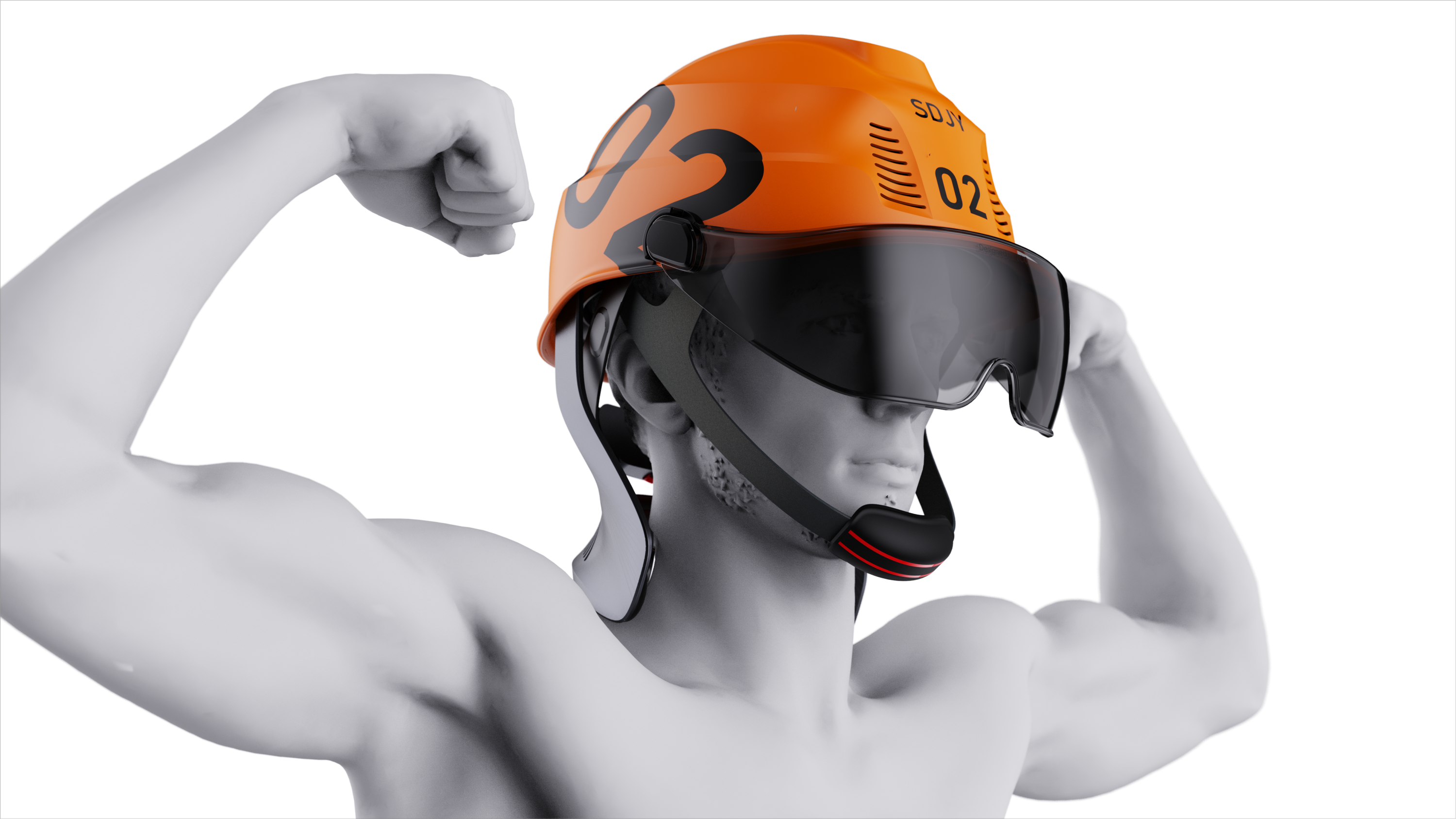 Multifunctional safety helmet