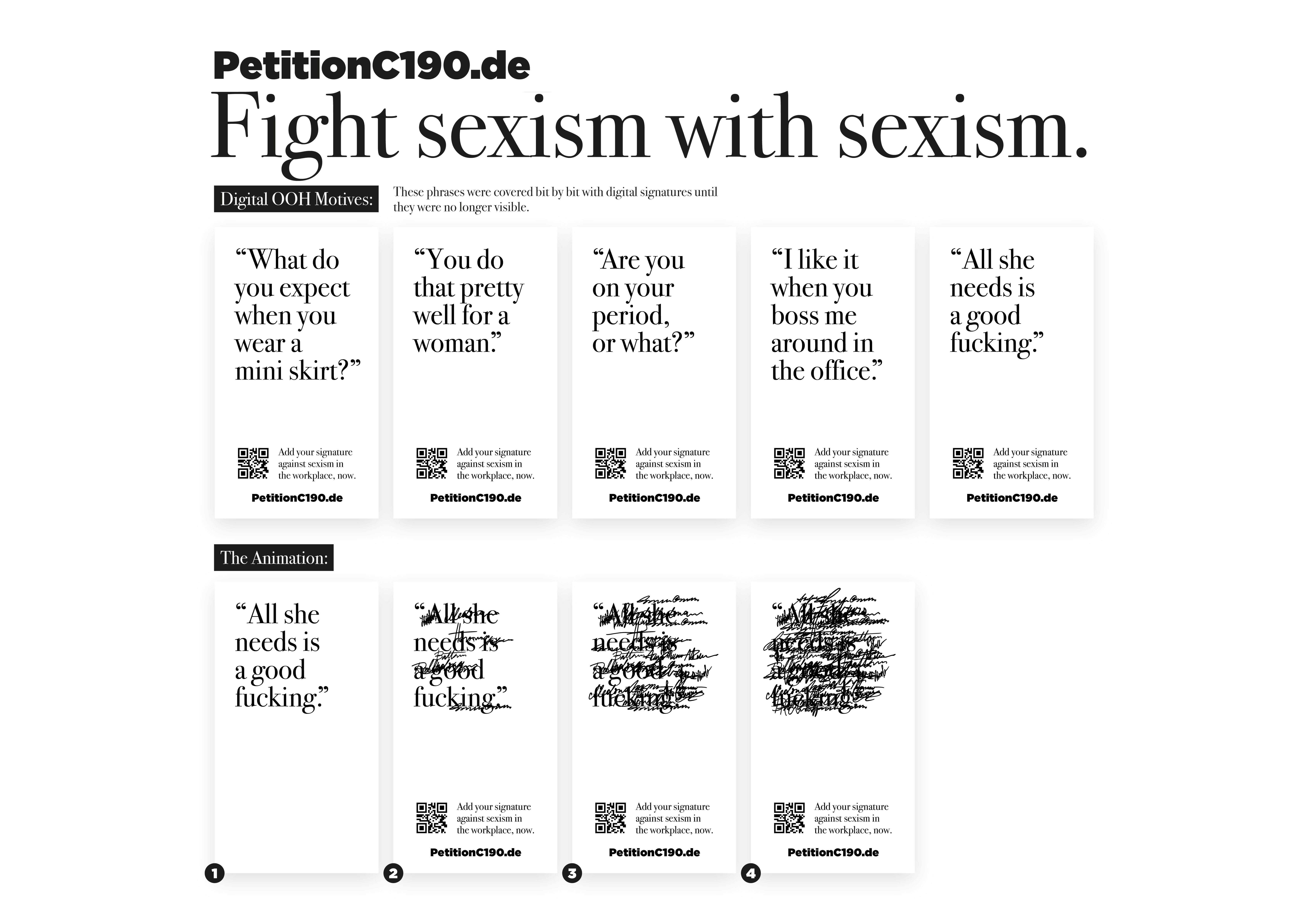Fight sexism with sexism