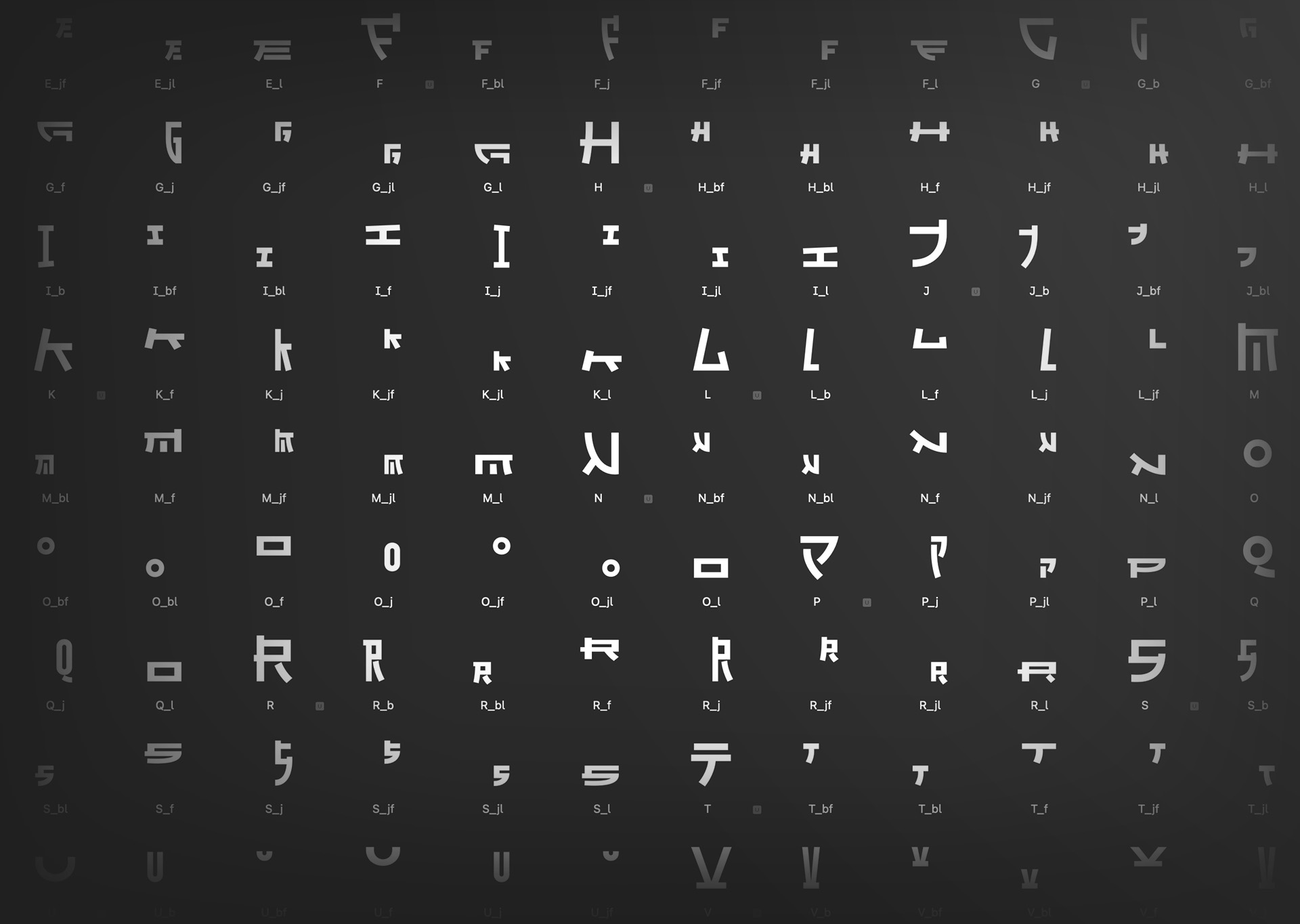 Kodama Typeface