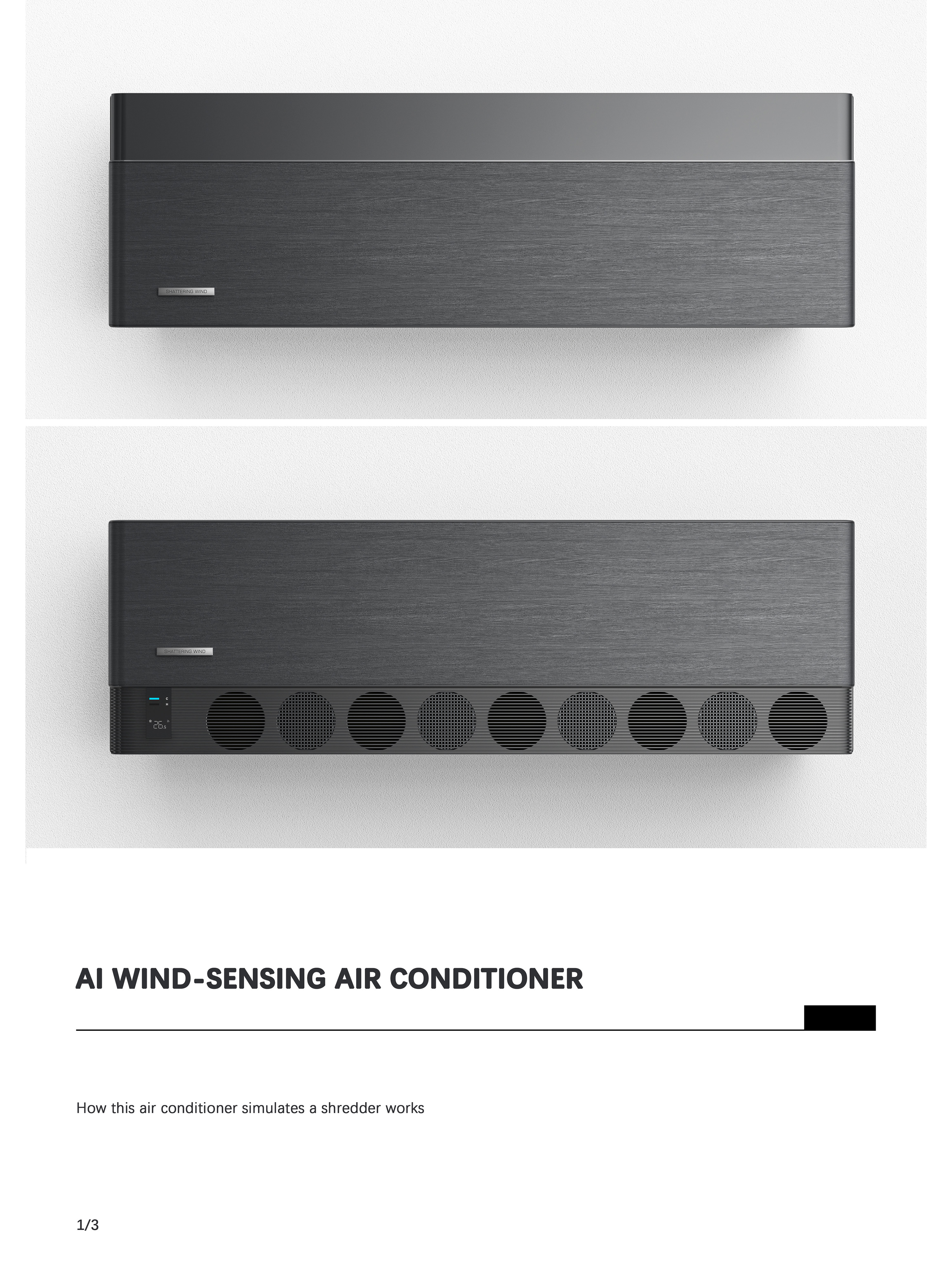 AI Wind-Sensing Air Conditioner