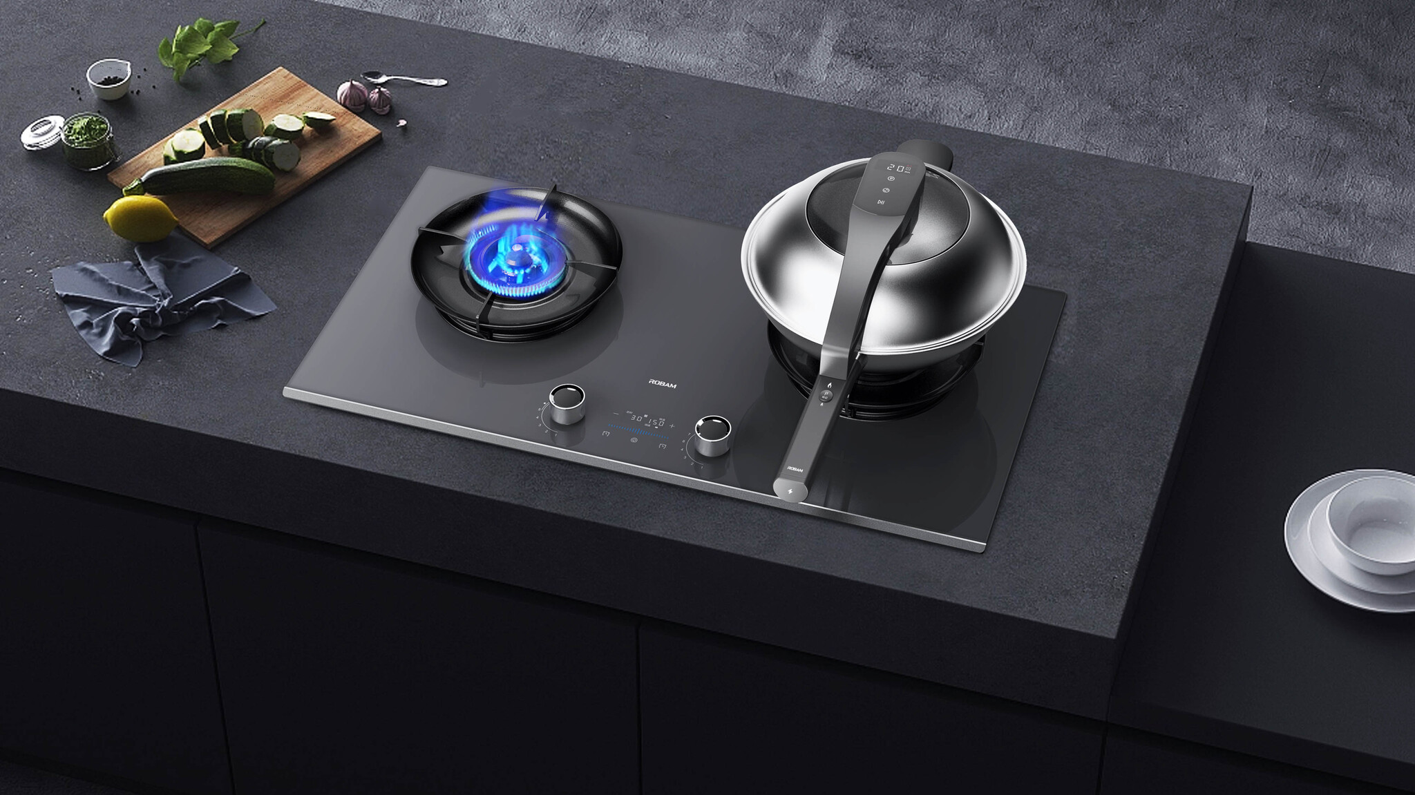 Smart cooking set