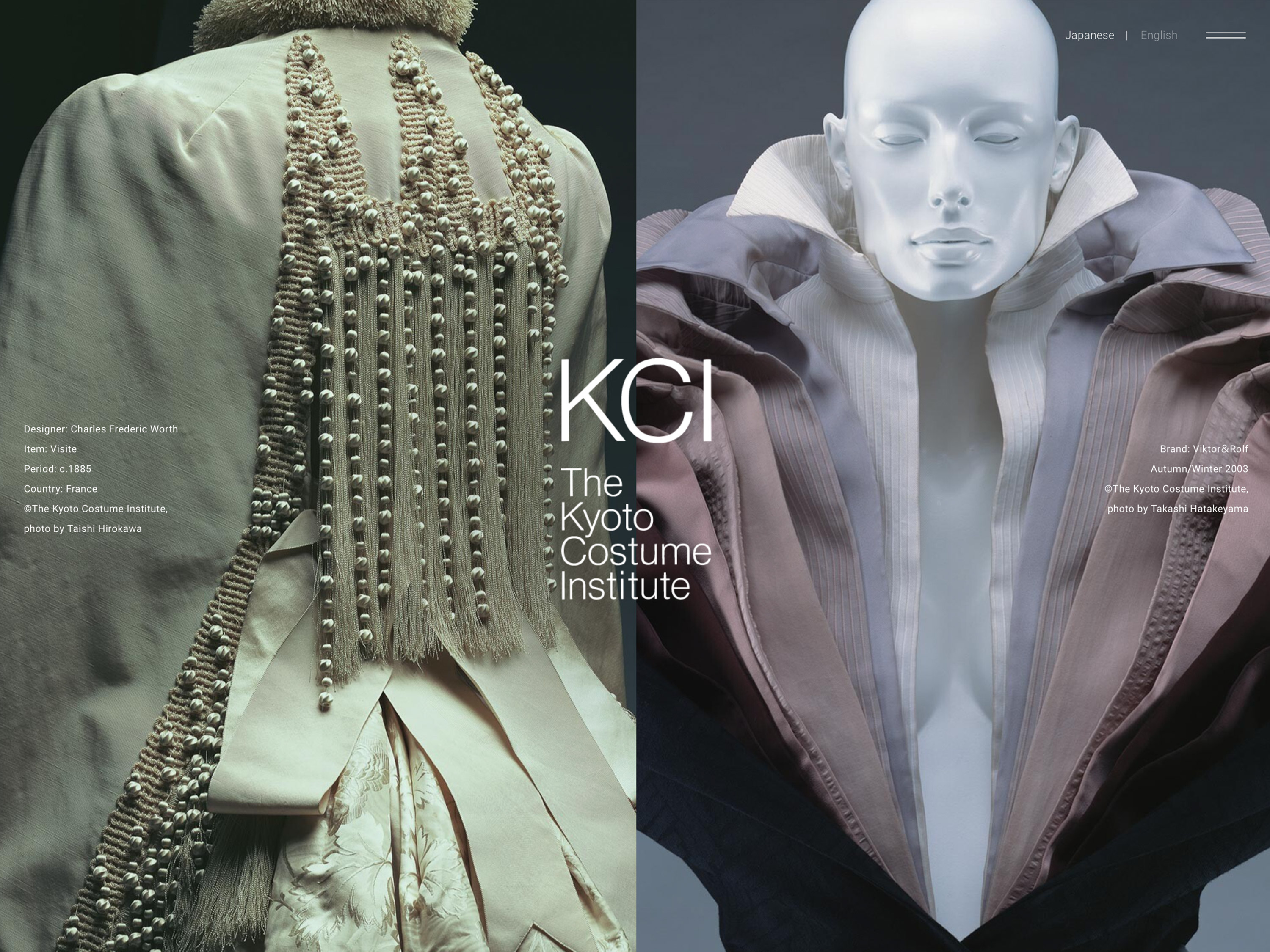 The Kyoto Costume Institute(KCI) Official Website