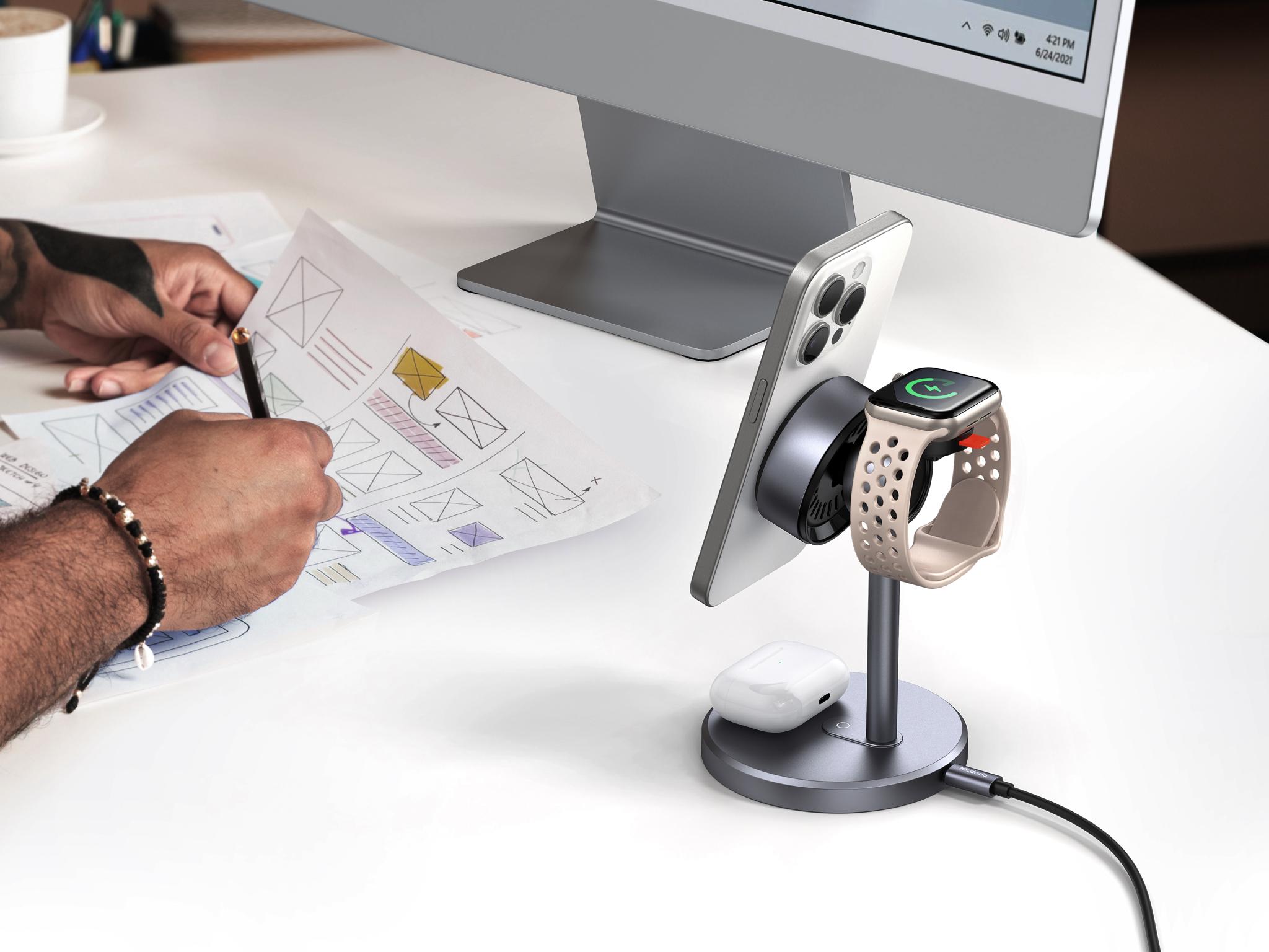 MagQ 3 in 1 Wireless Charging Station