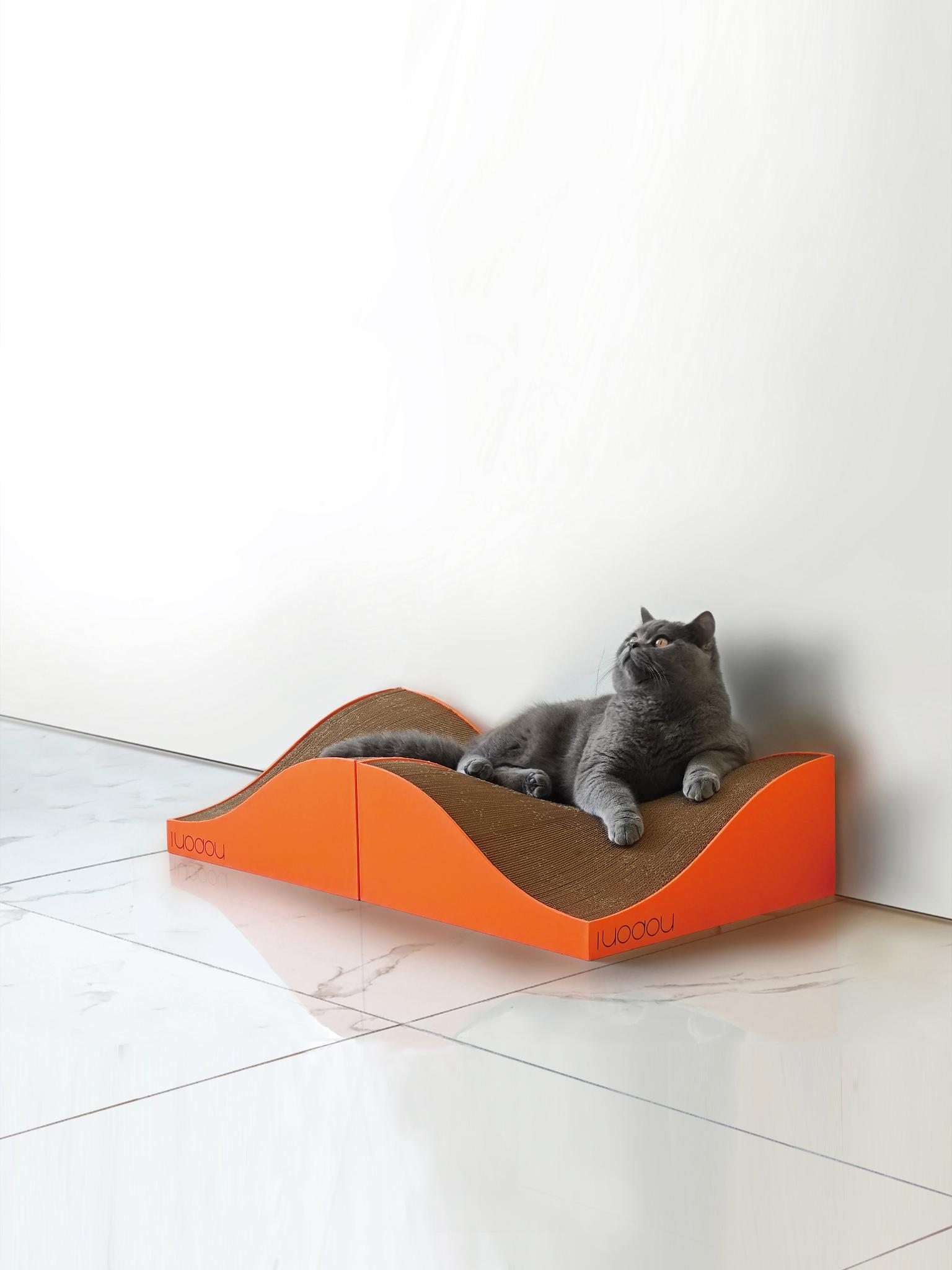 Wave Modularized Eco Cat Scratch Board