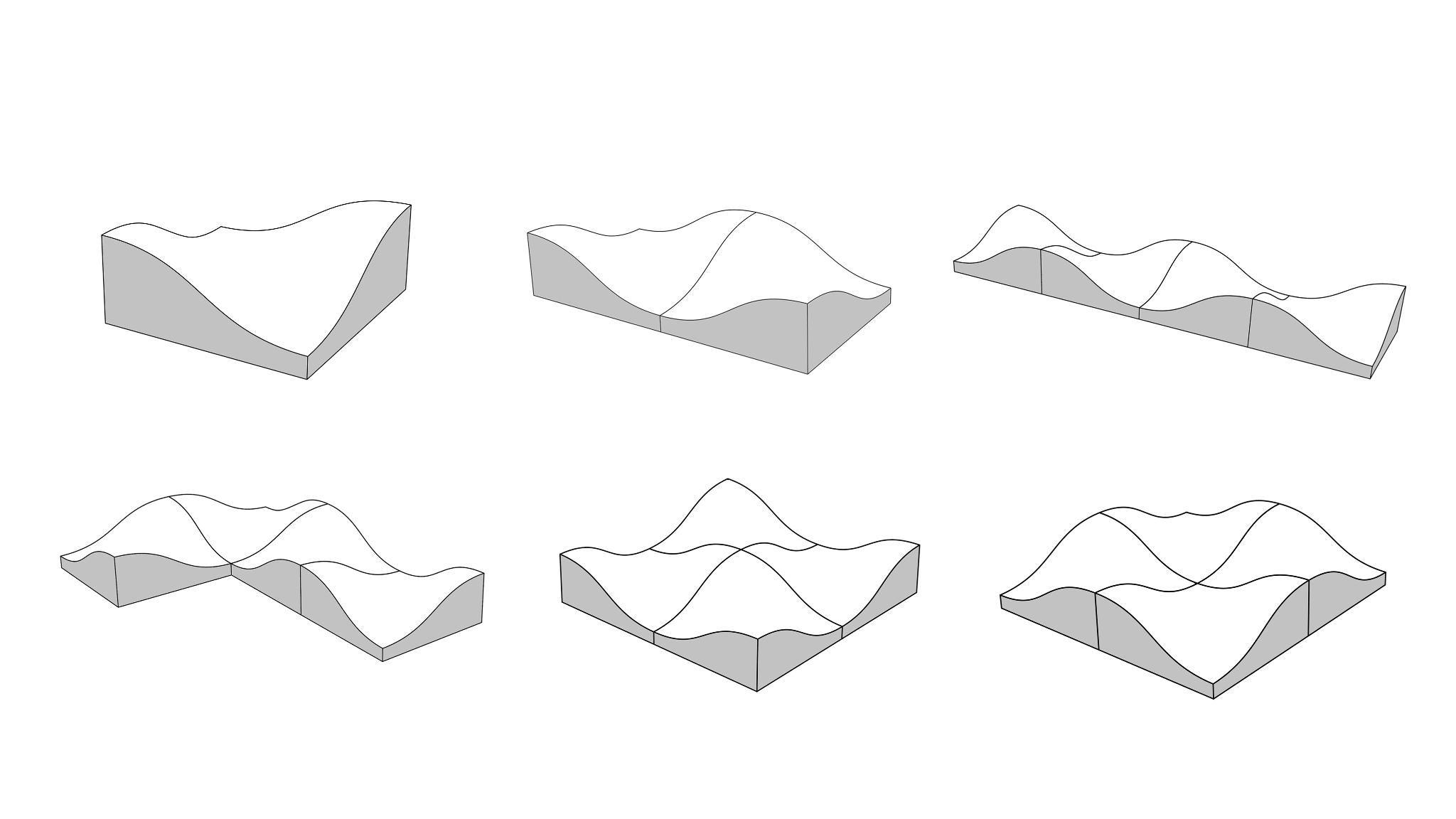 Wave Modularized Eco Cat Scratch Board