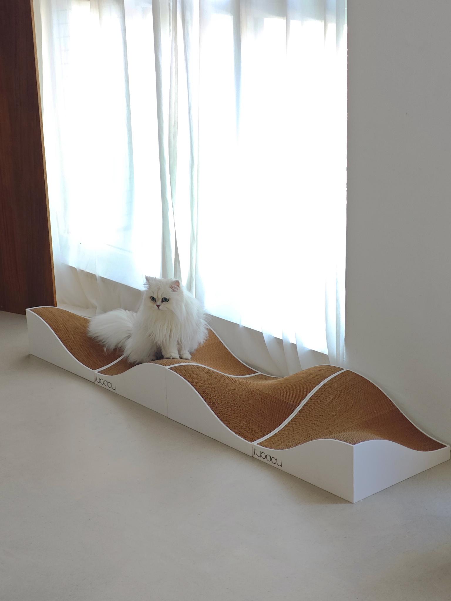 Wave Modularized Eco Cat Scratch Board