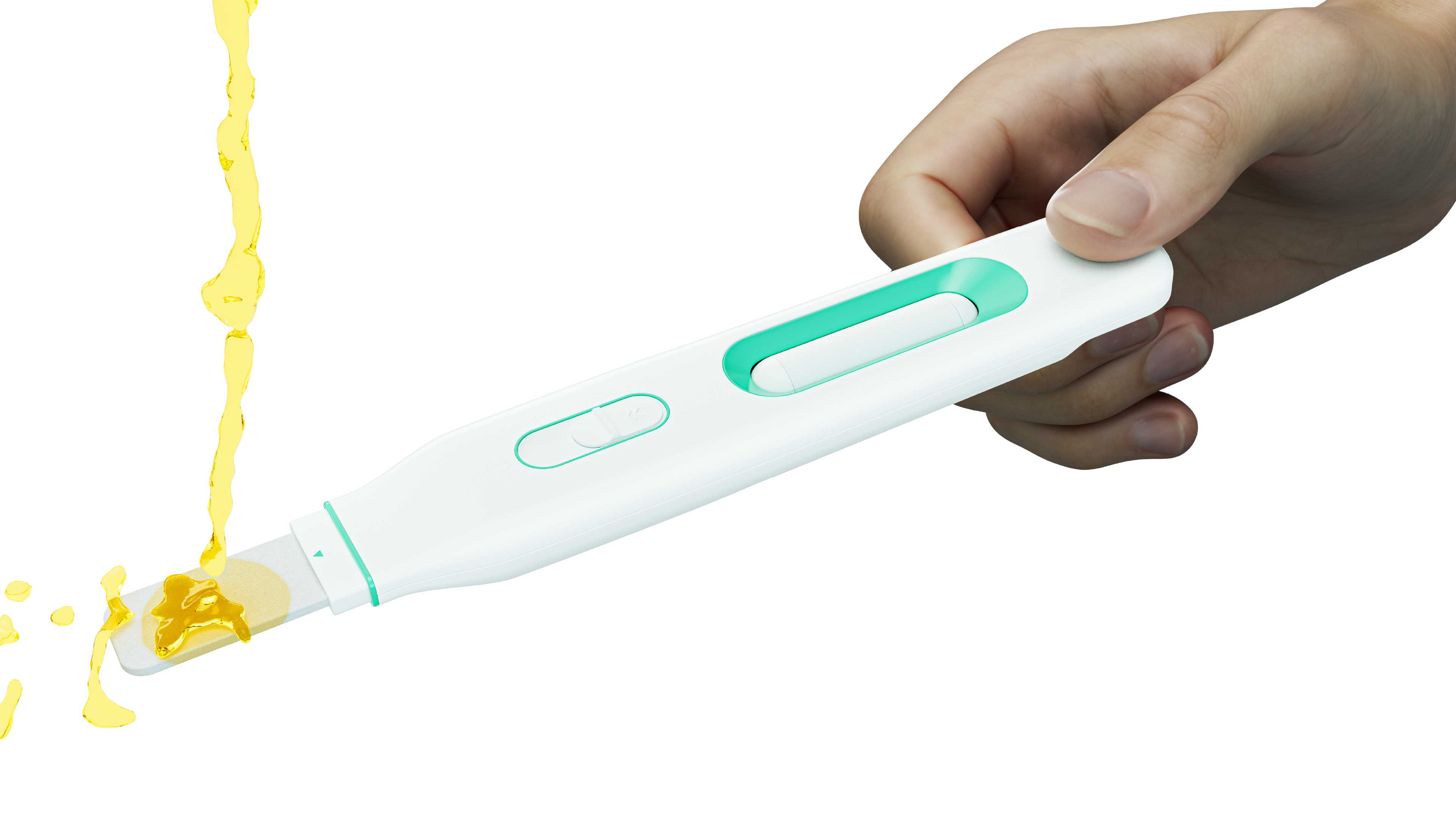 BrailleSense pregnancy test design