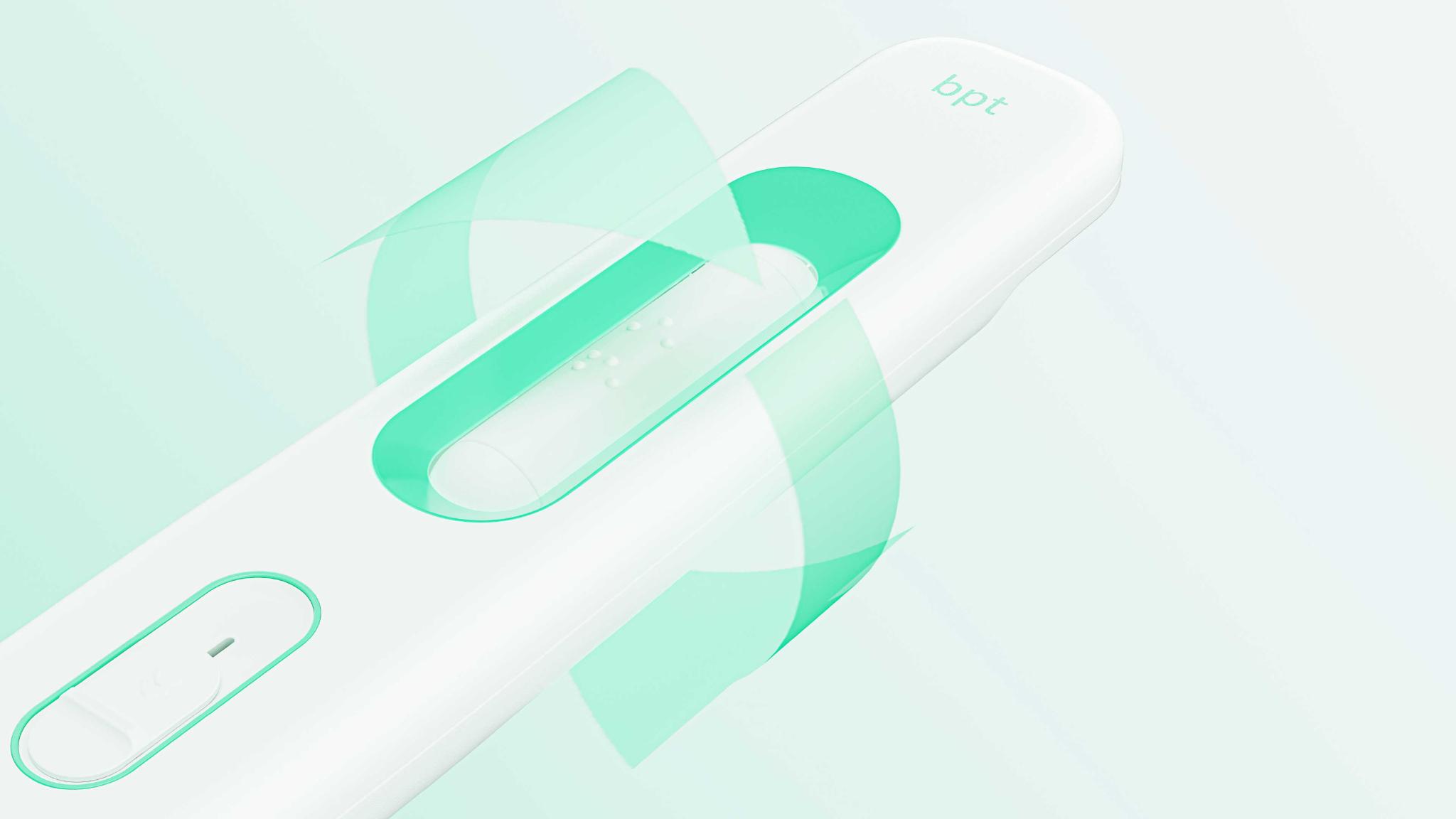 BrailleSense pregnancy test design