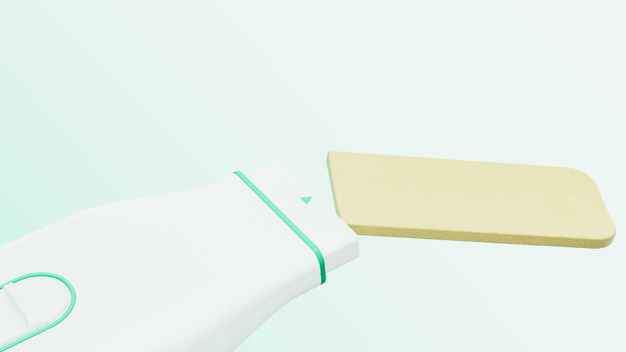 BrailleSense pregnancy test design