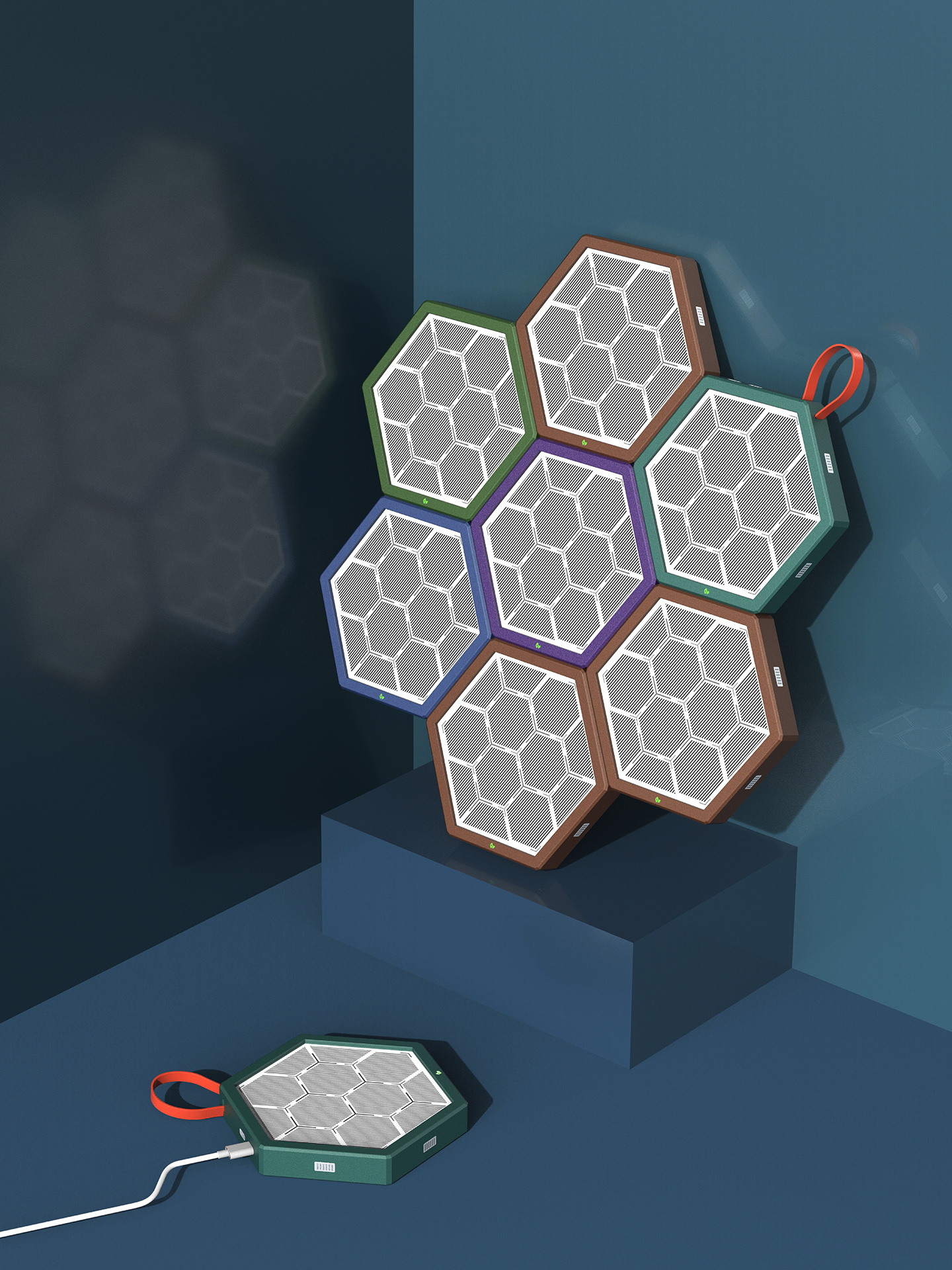 Sunnyhive_ a portable solar charging kit