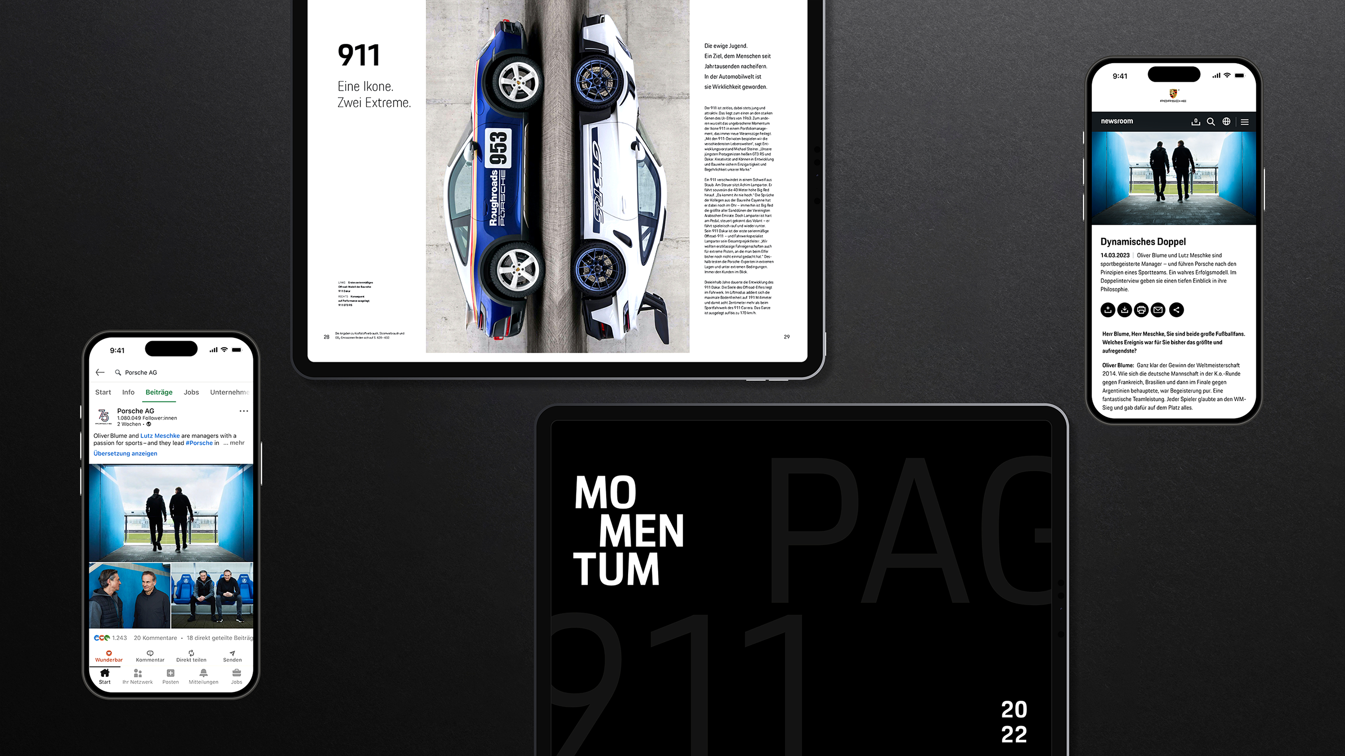 Porsche Annual and Sustainability Report 2022