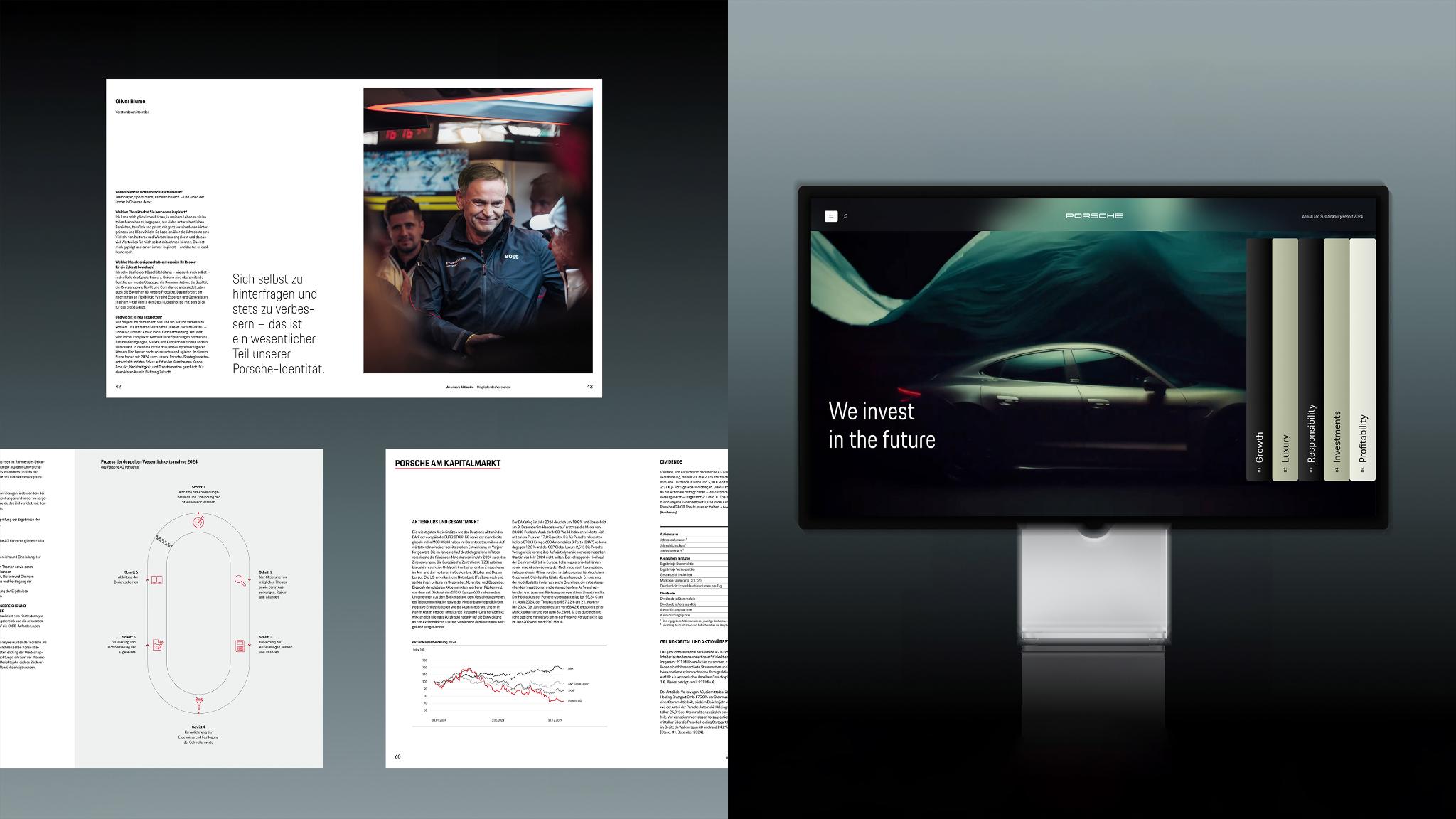 Porsche Annual and Sustainability Report 2024