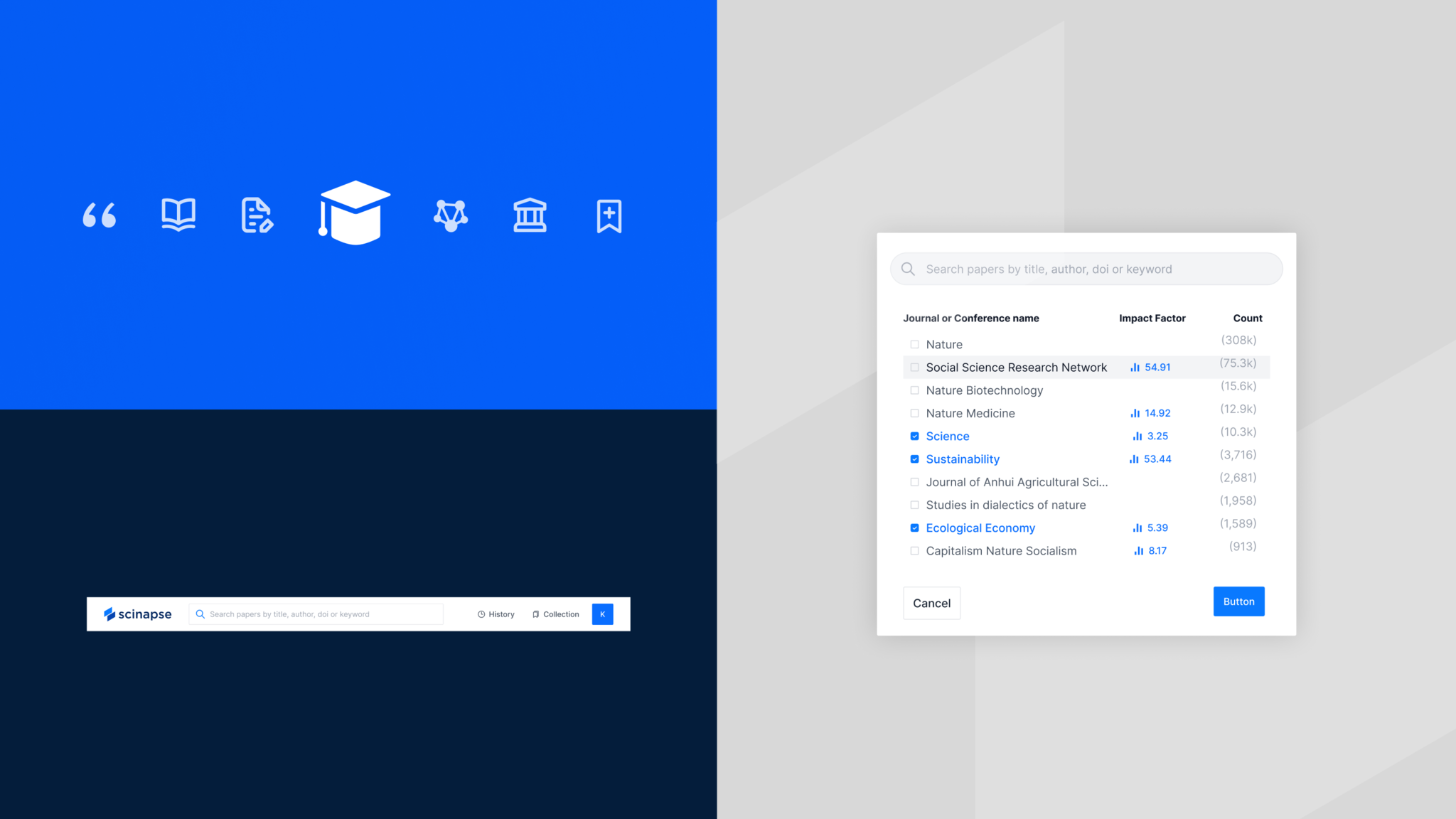 Scinapse : Academic Paper Search Service