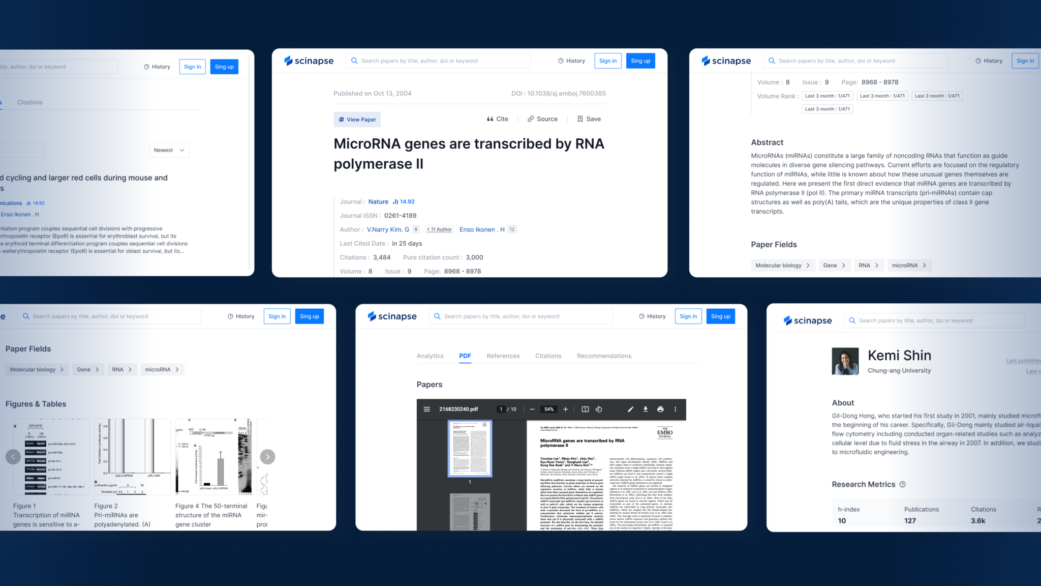 Scinapse : Academic Paper Search Service