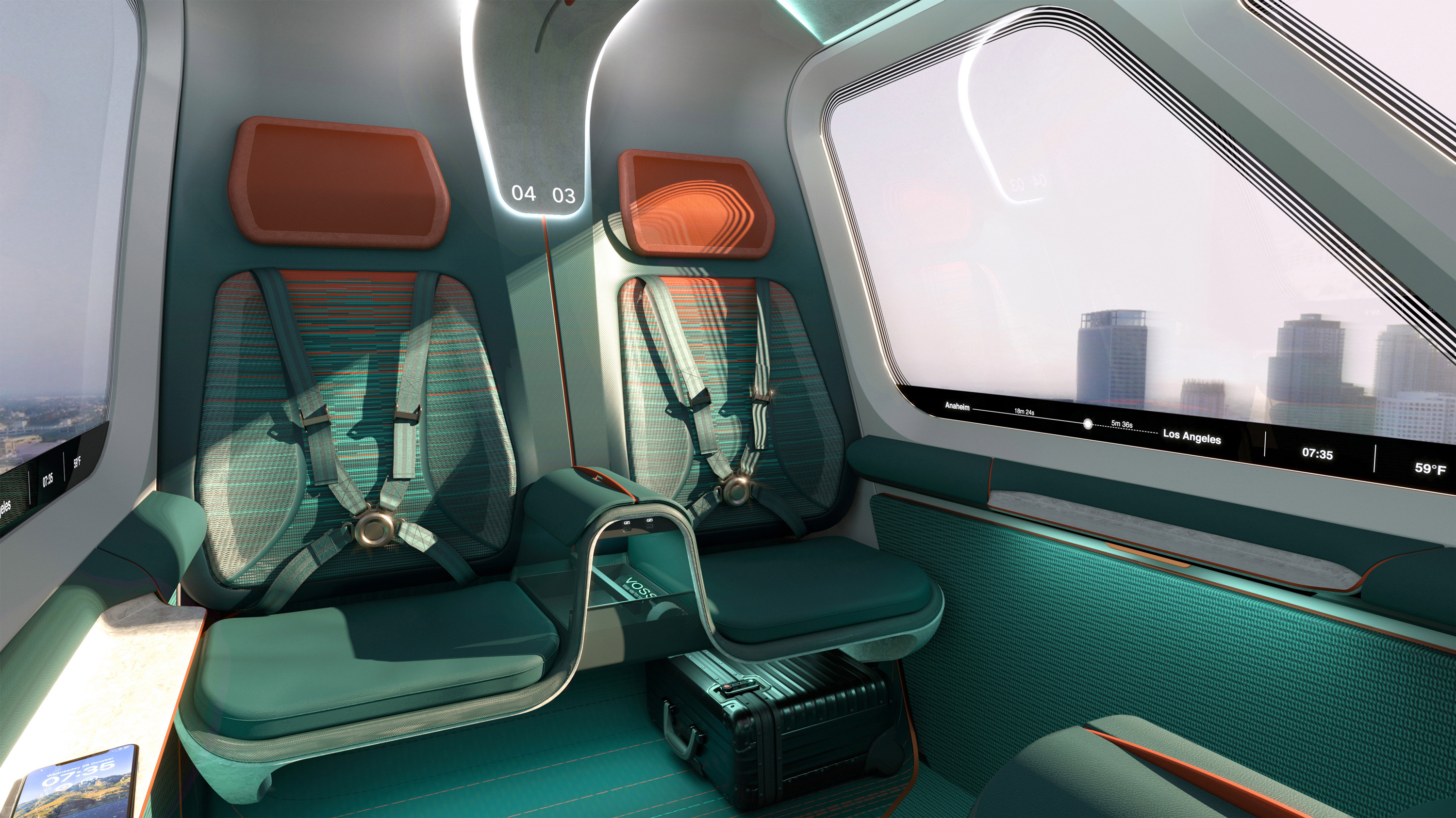 Hyundai Transys Urban Air Mobility Seat Concept