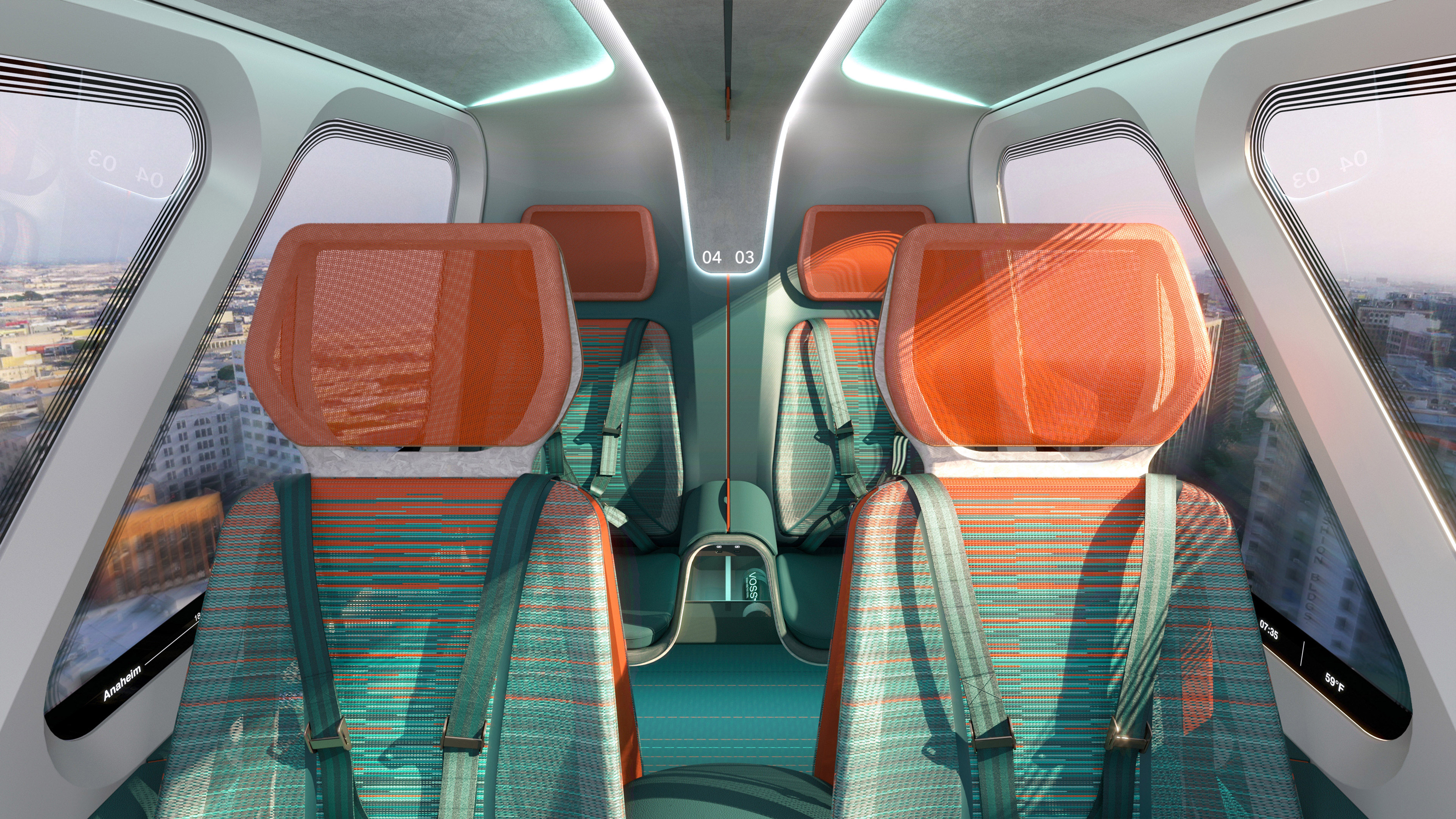 Hyundai Transys Urban Air Mobility Seat Concept