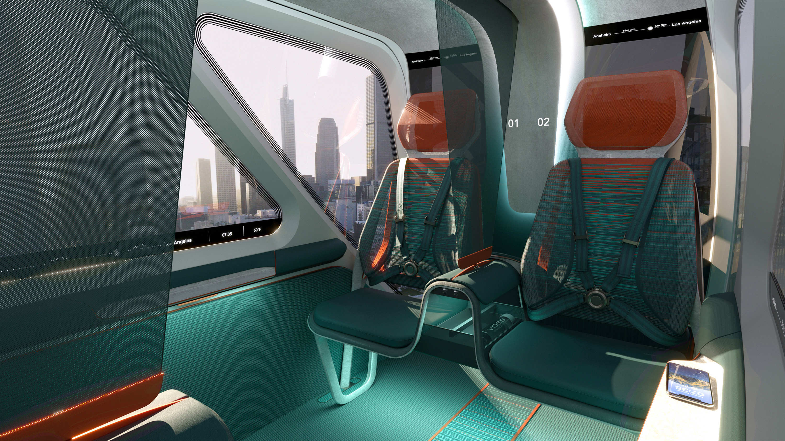 Hyundai Transys Urban Air Mobility Seat Concept