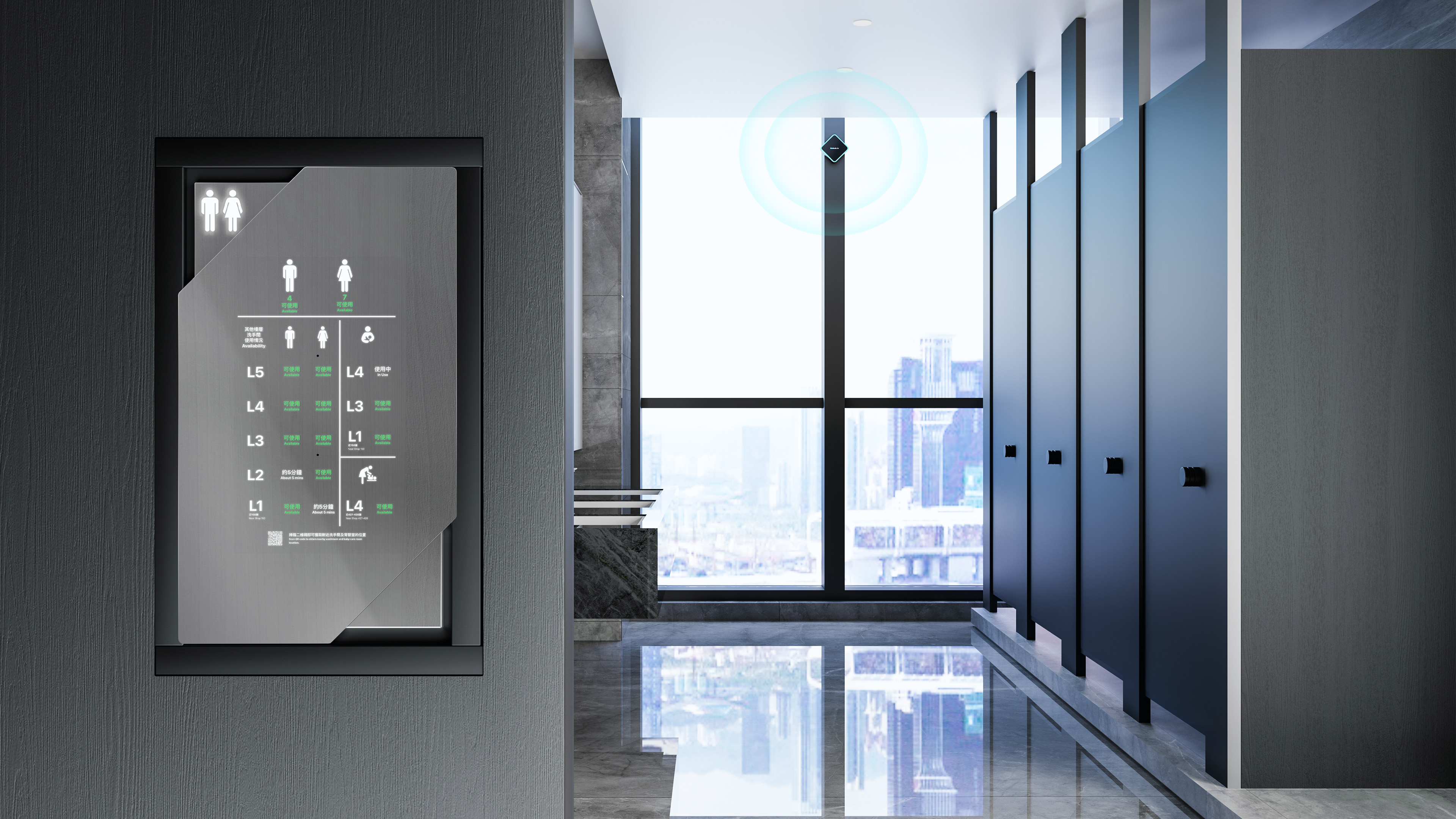 BLUTECH. IO Smart Washroom AIoT Solution