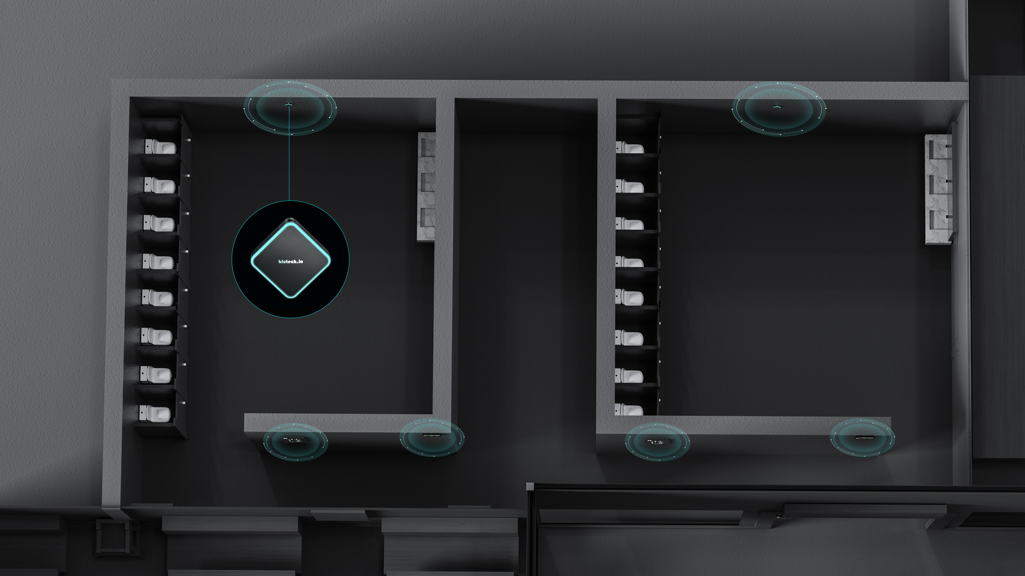 BLUTECH. IO Smart Washroom AIoT Solution