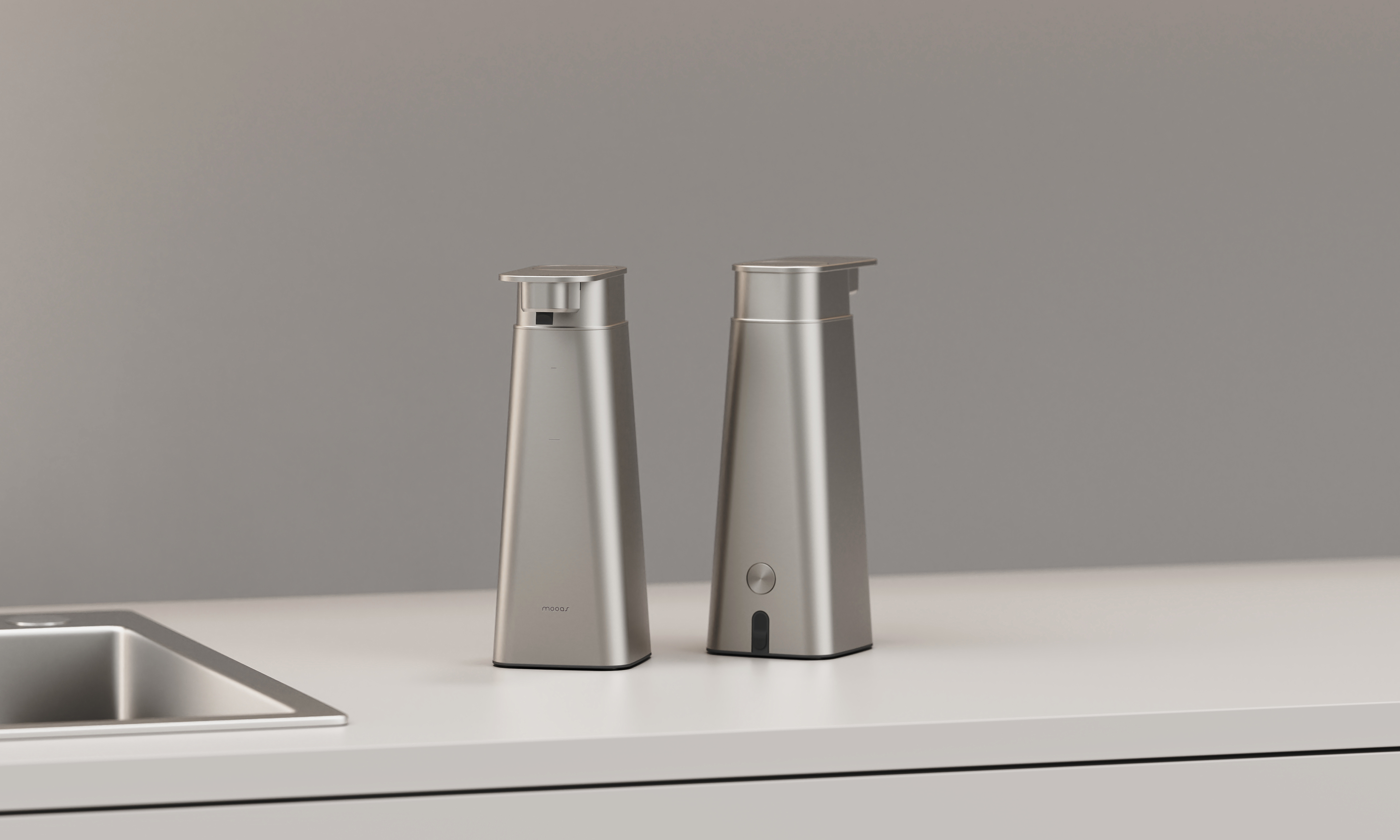 Mooas Metal Soap&Gel Dispenser