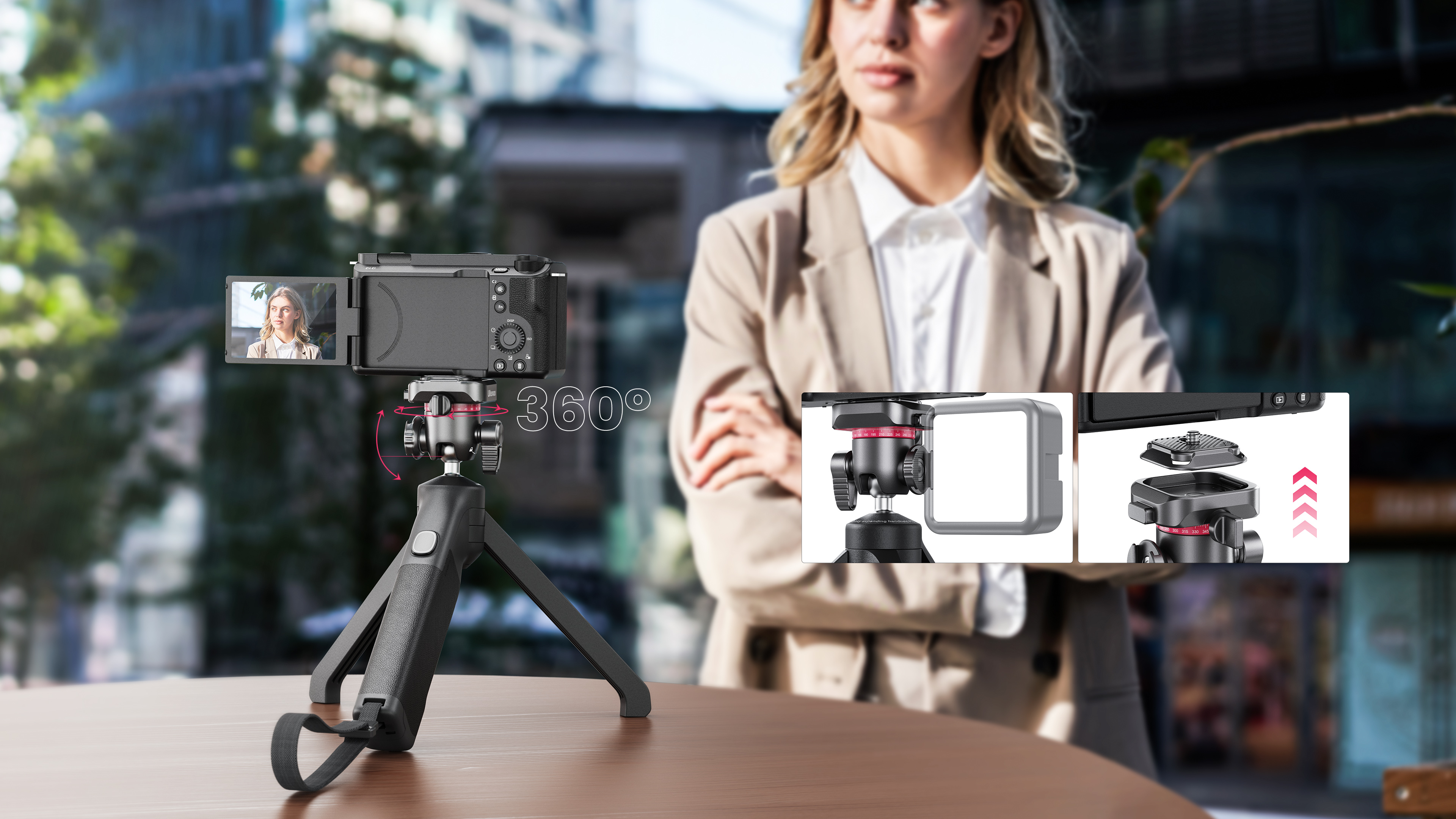 One-click Openning Tripod