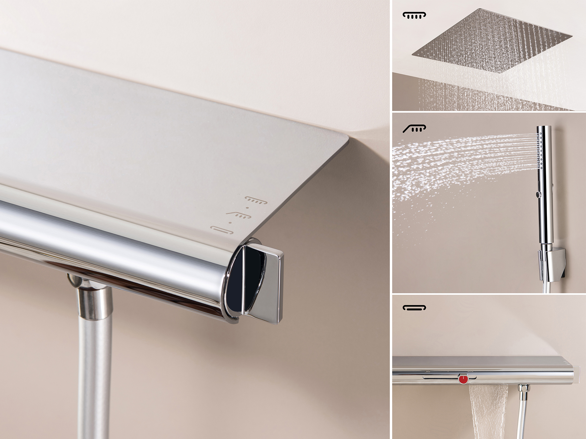 Sleek Body - Profile shower faucet