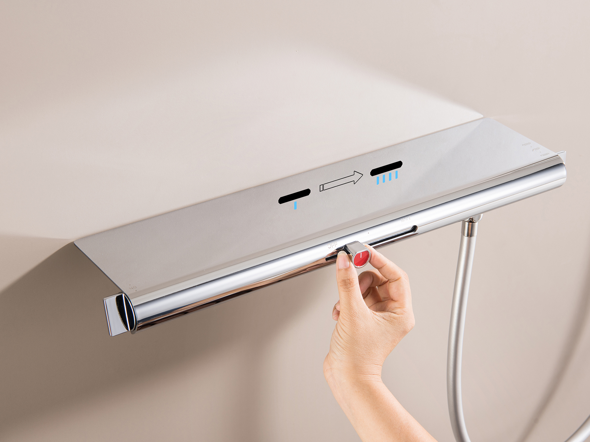 Sleek Body - Profile shower faucet