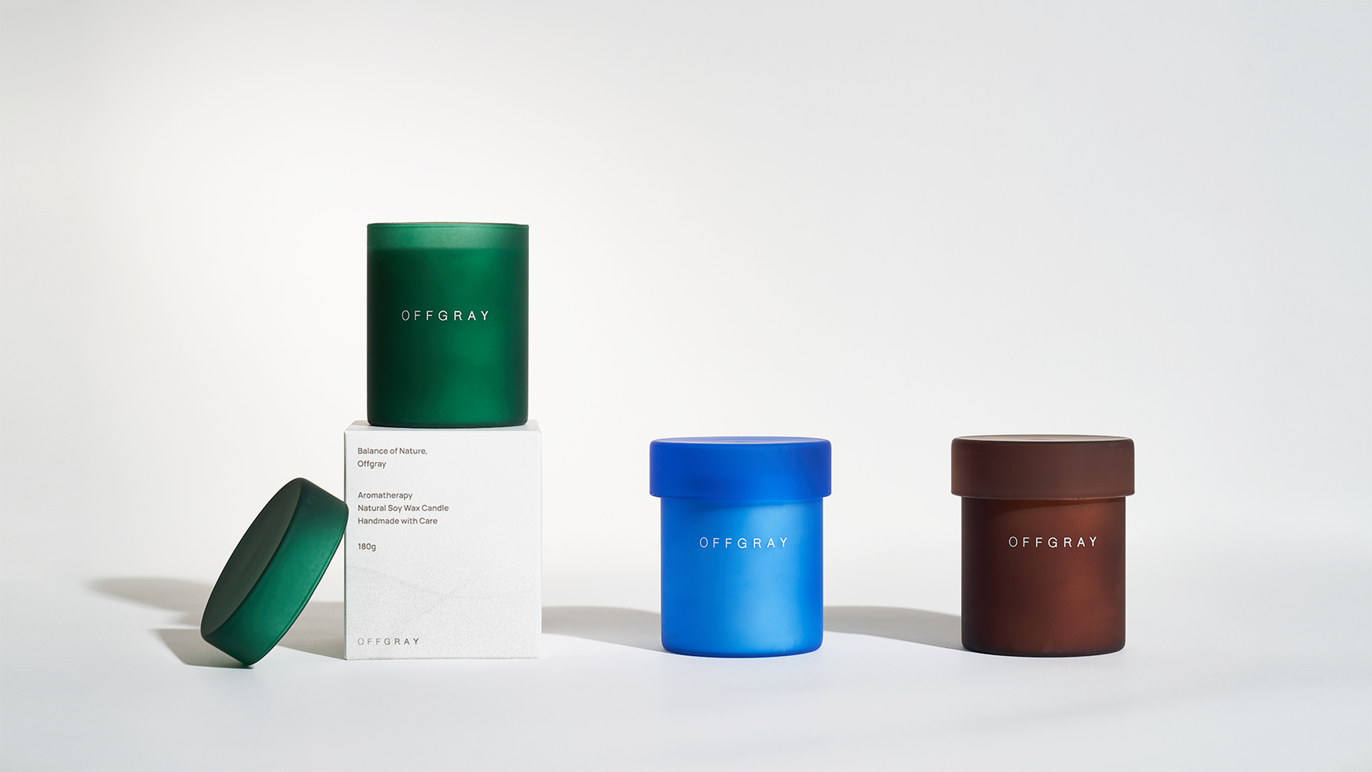 Offgray scent line packaging