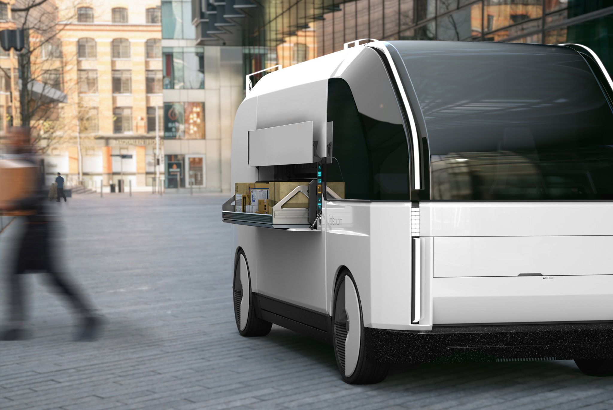 Last-mile Delivery Vehicle - Auto sorting system