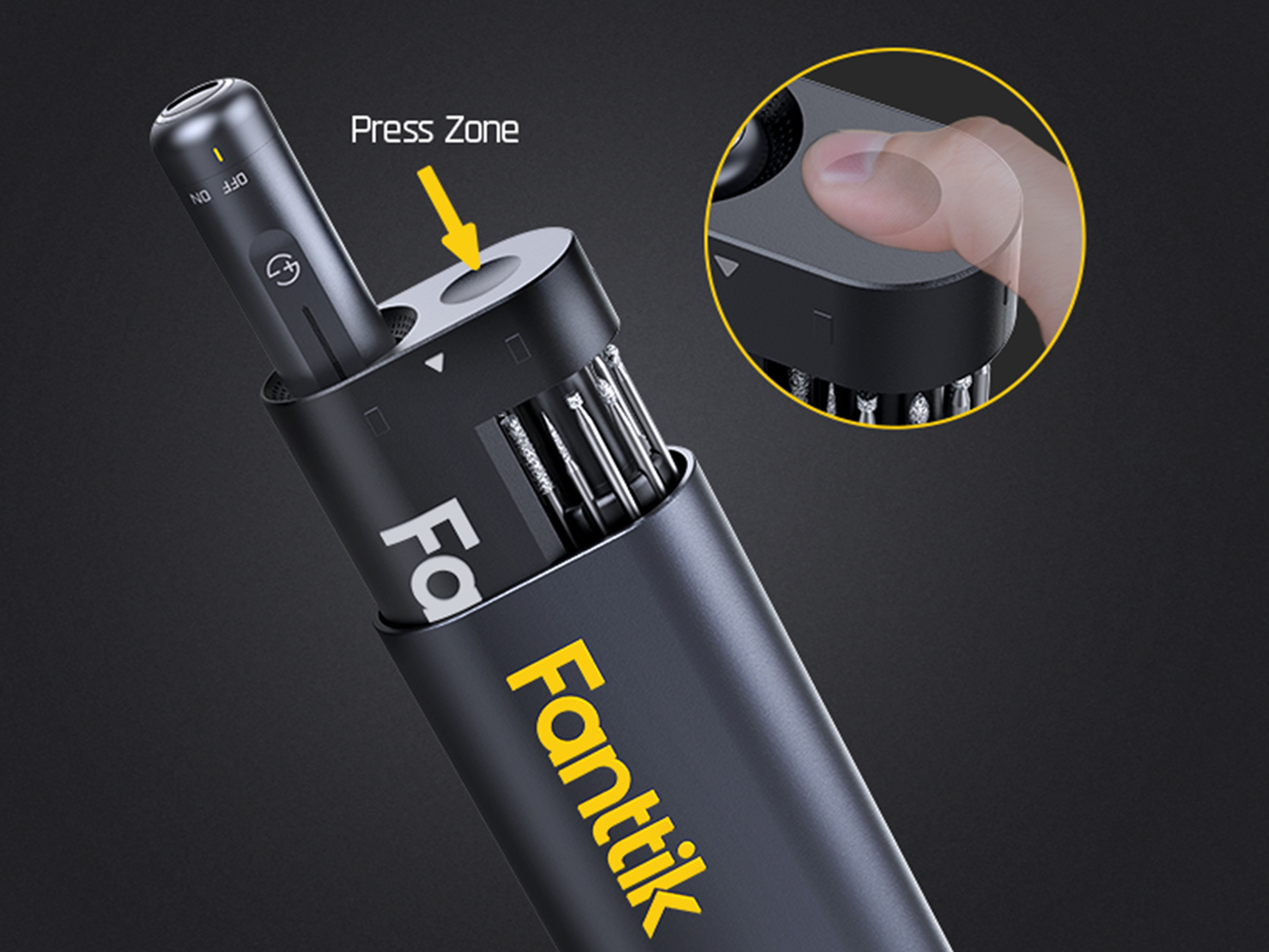 Fanttik Mini Cordless Rotary Tool Kit