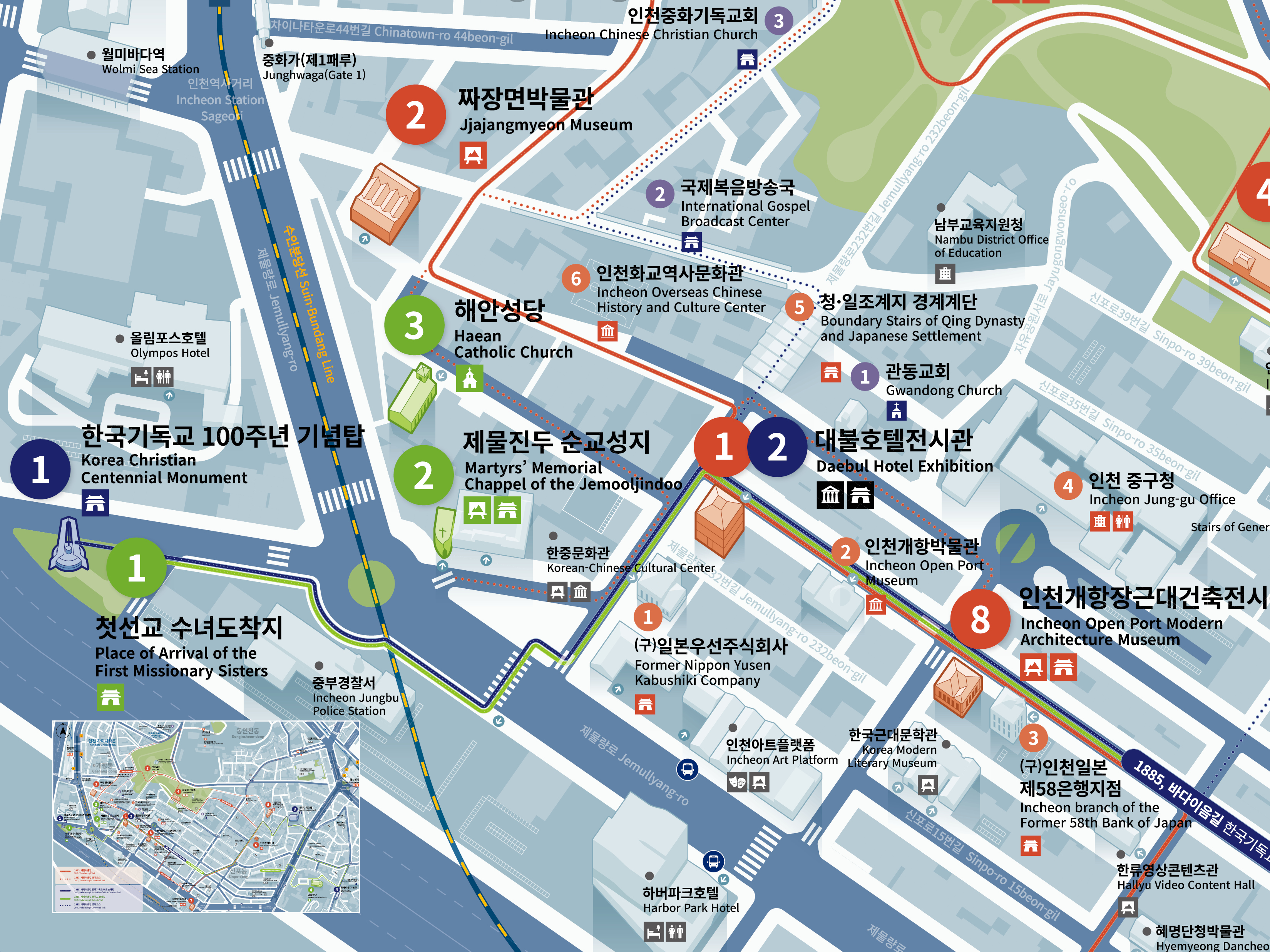 Incheon’s Easy-to-Read Tourist Information System