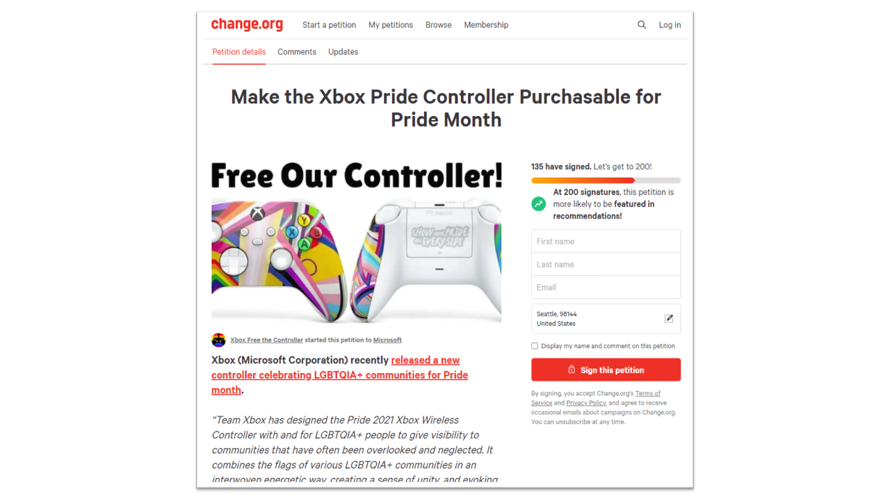 Xbox Pride Controller
