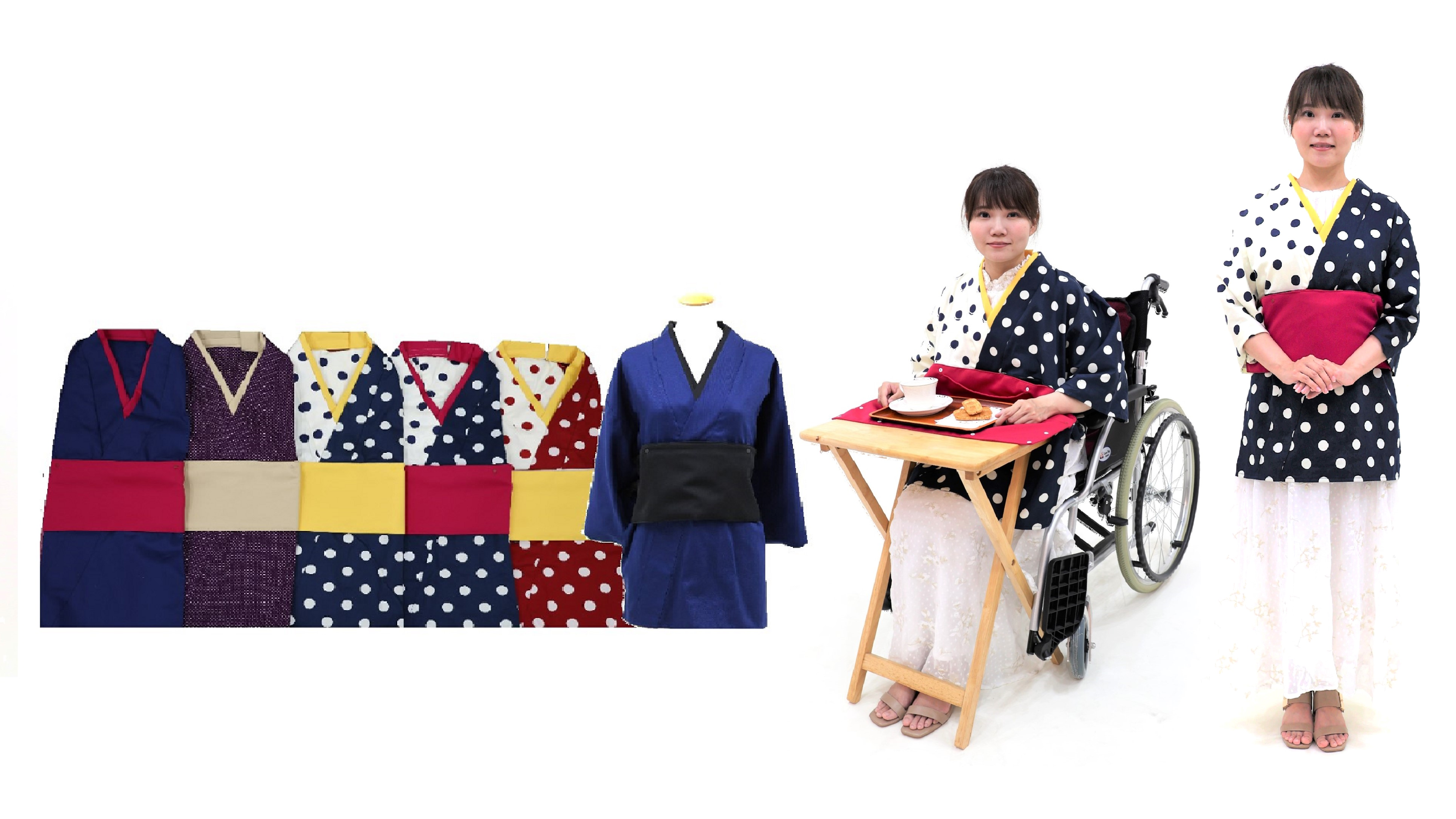 [Osarai-gi] is a universally designed kimono apron