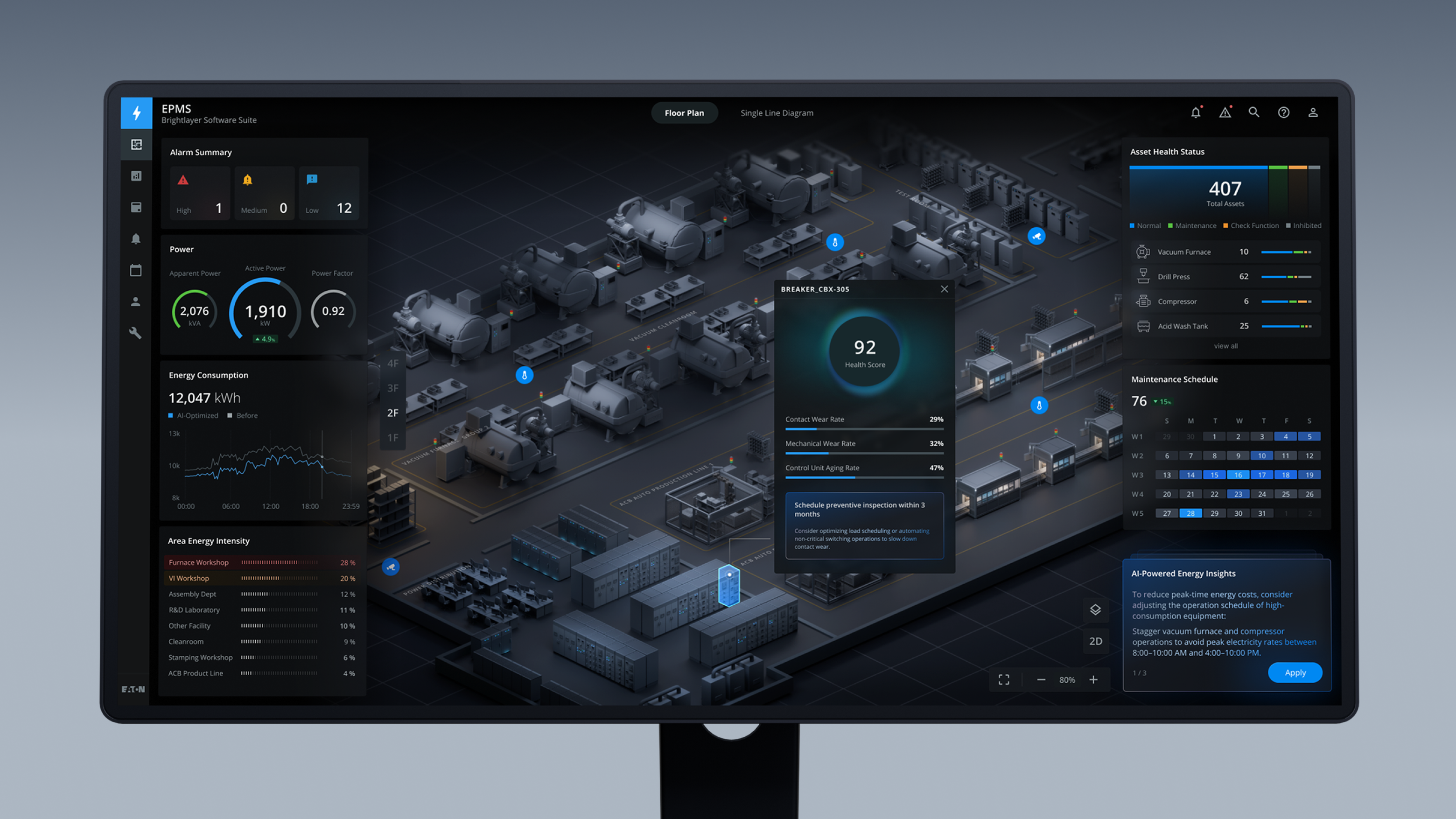 BLSS Electrical Power Monitoring System (EPMS)