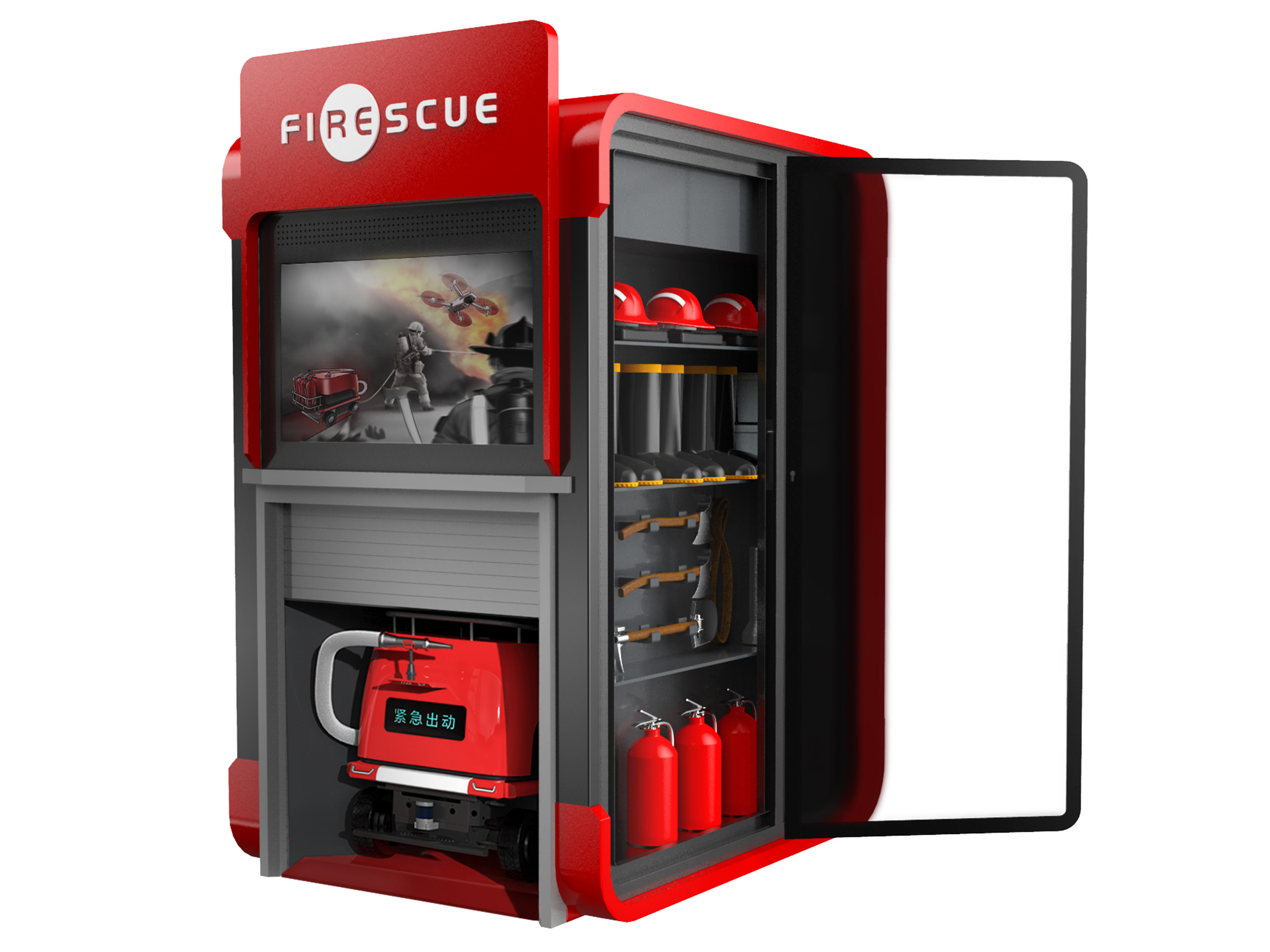 Community smart Small Fire Emergency Station