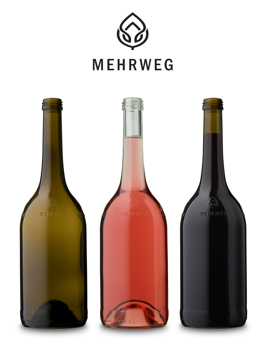 Wein-Mehrwegflasche - Reusable wine bottle