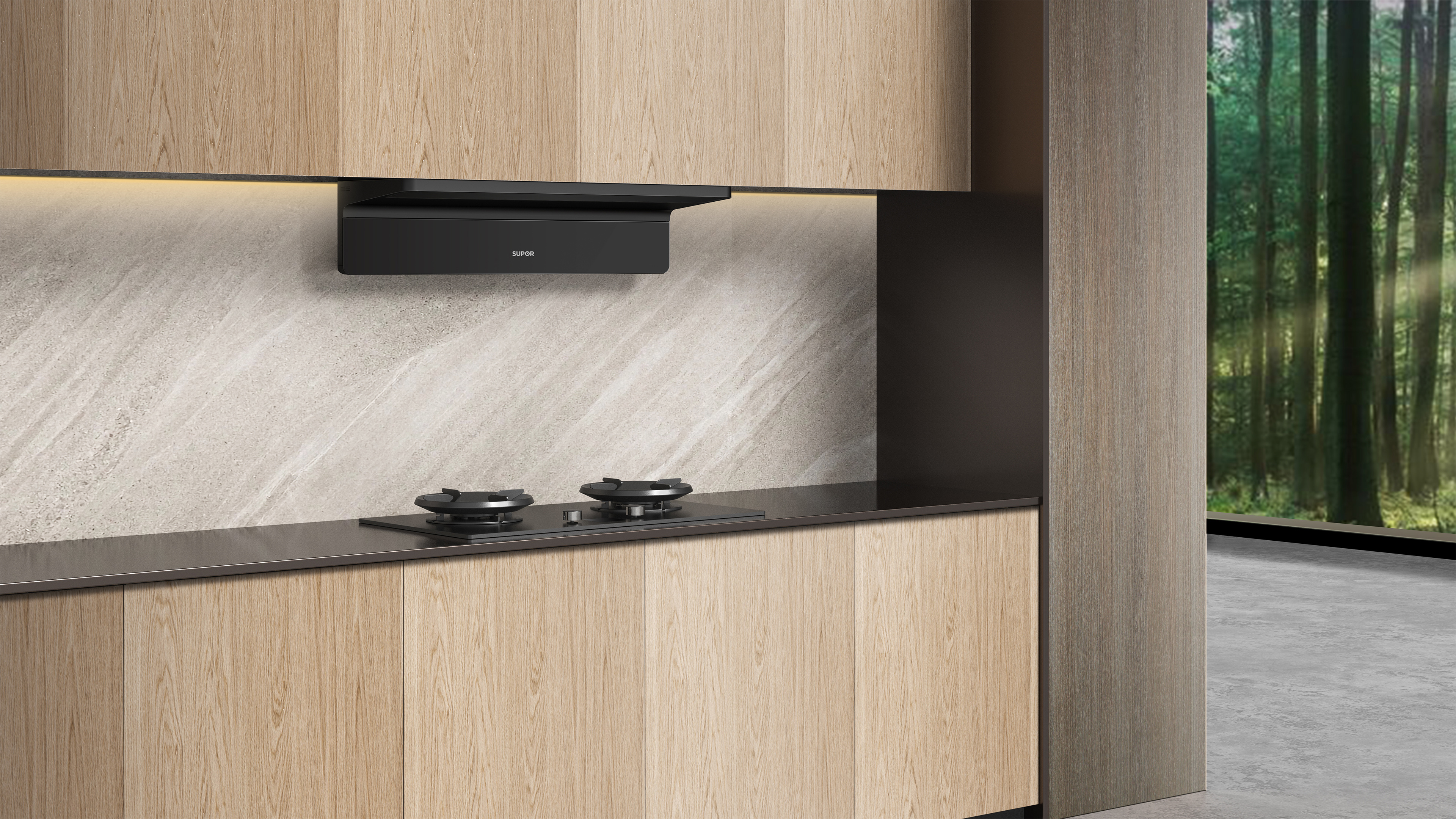 Intelligent Auto-lifting & Purification Range Hood