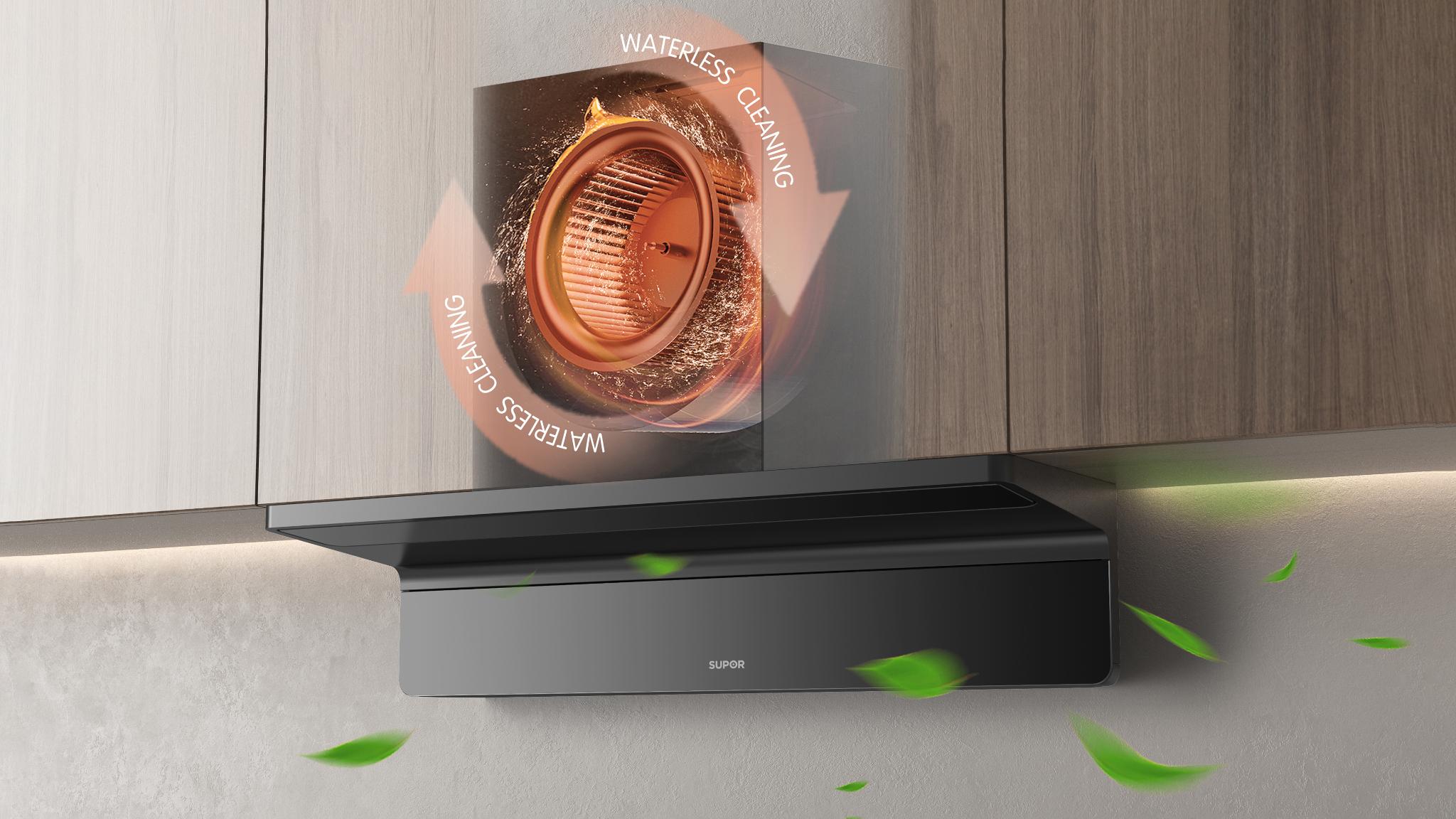 Intelligent Auto-lifting & Purification Range Hood