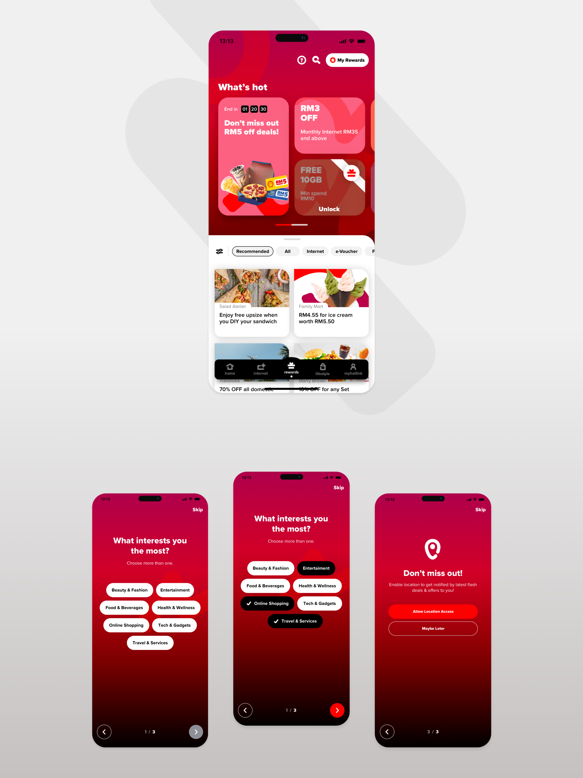 Hotlink Self-Serve Mobile Application