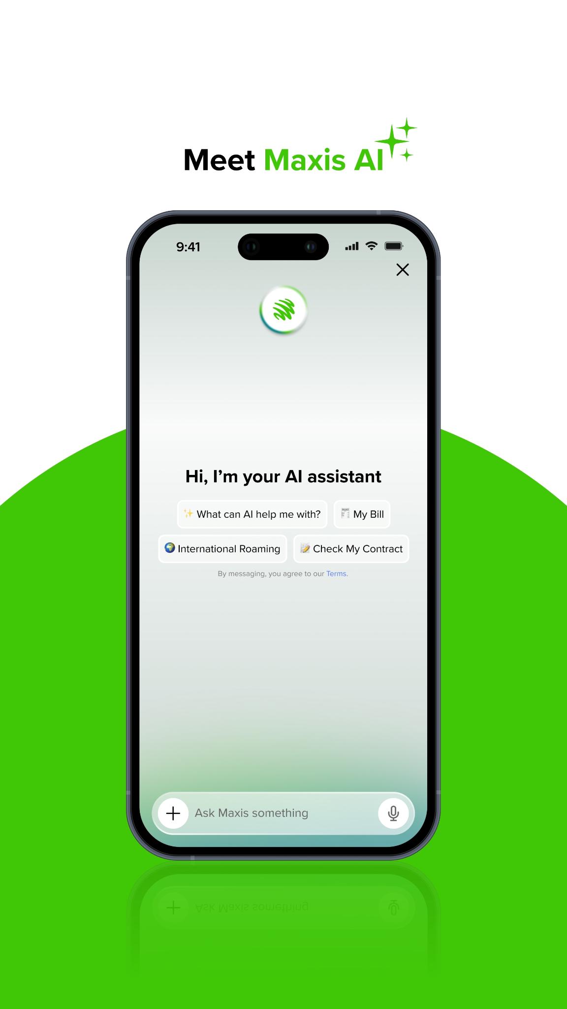 Maxis Self-Serve Mobile Application