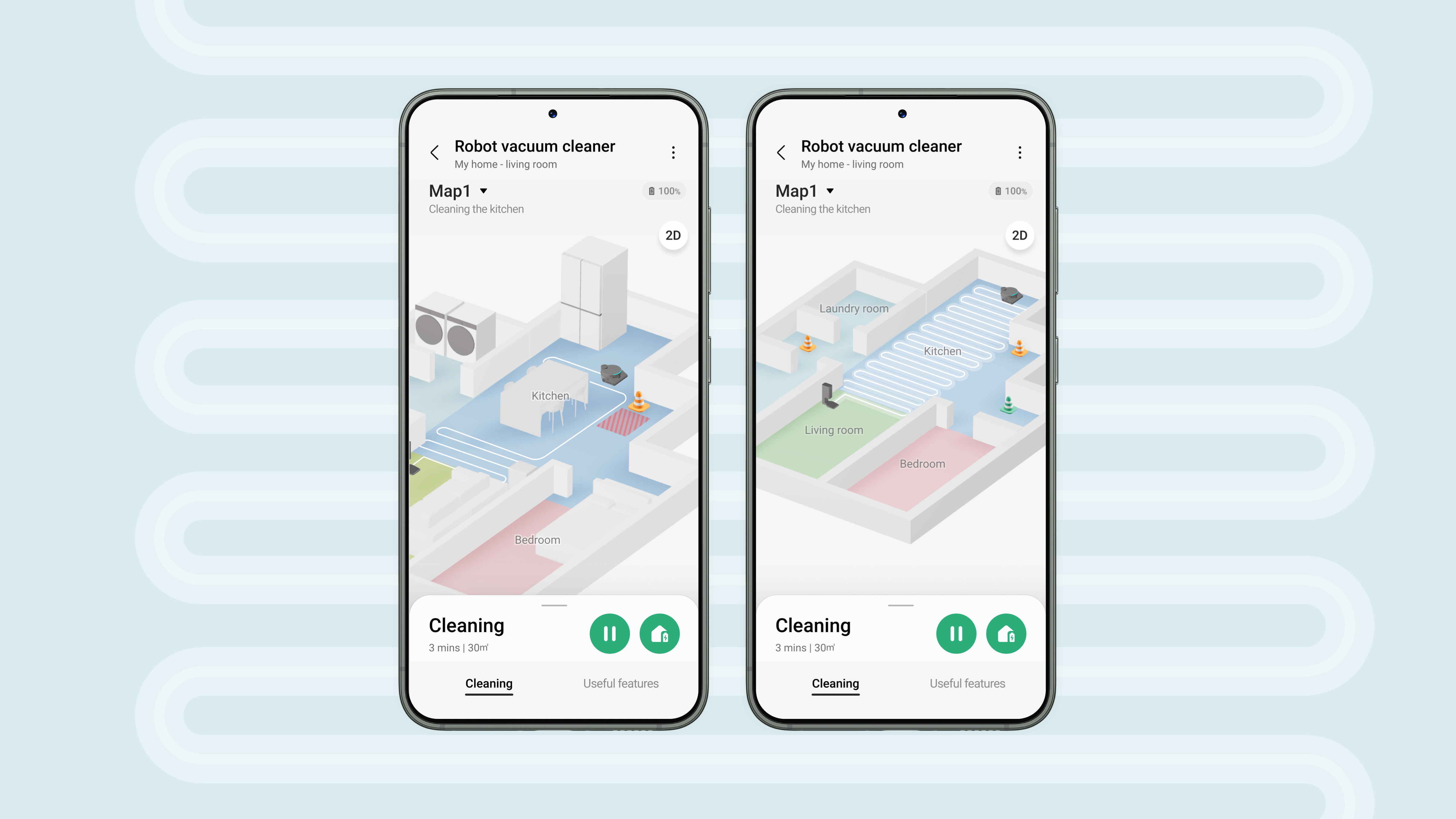 BESPOKE 3D Map for Robot Vacuum Cleaner