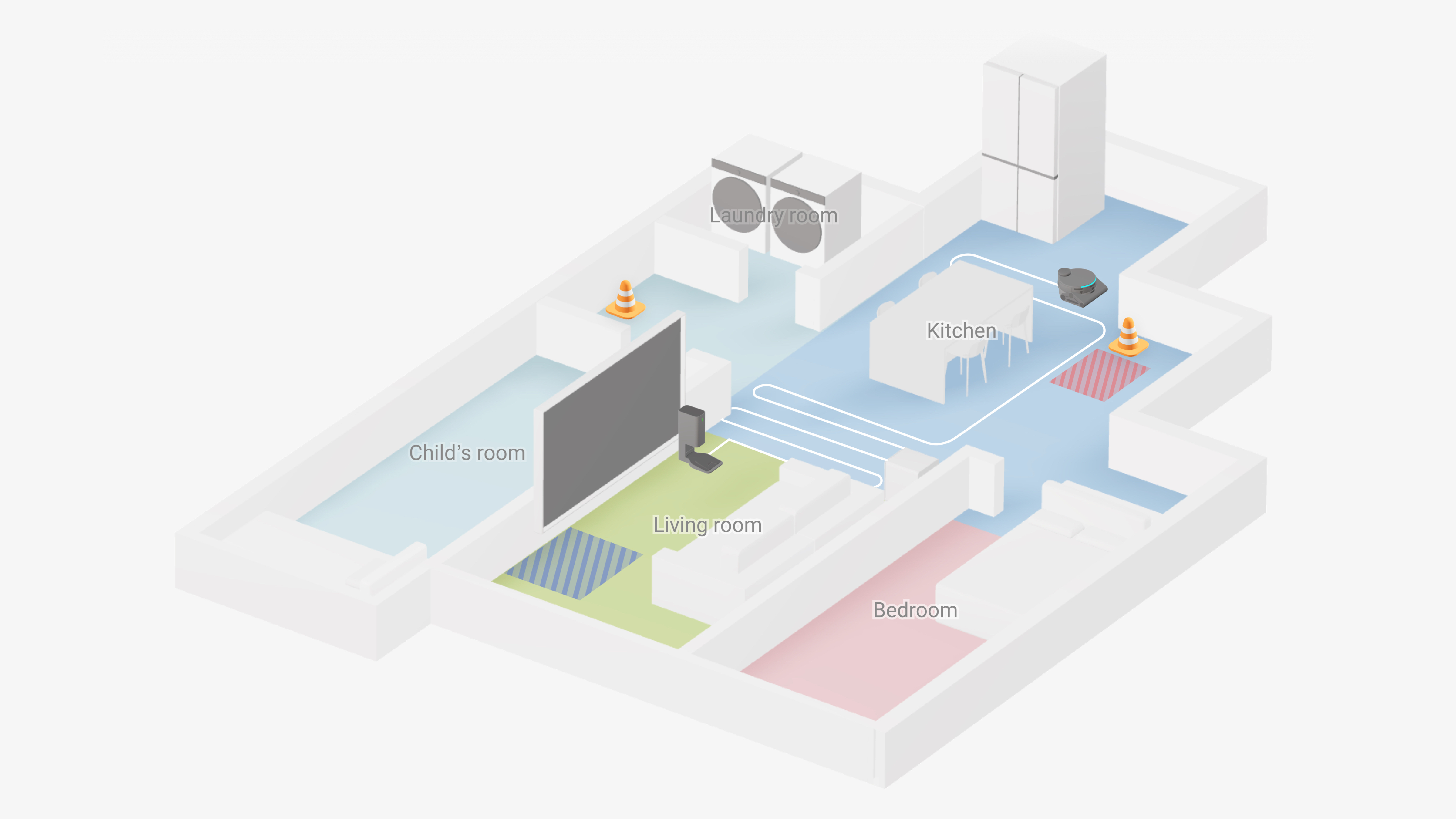 BESPOKE 3D Map for Robot Vacuum Cleaner